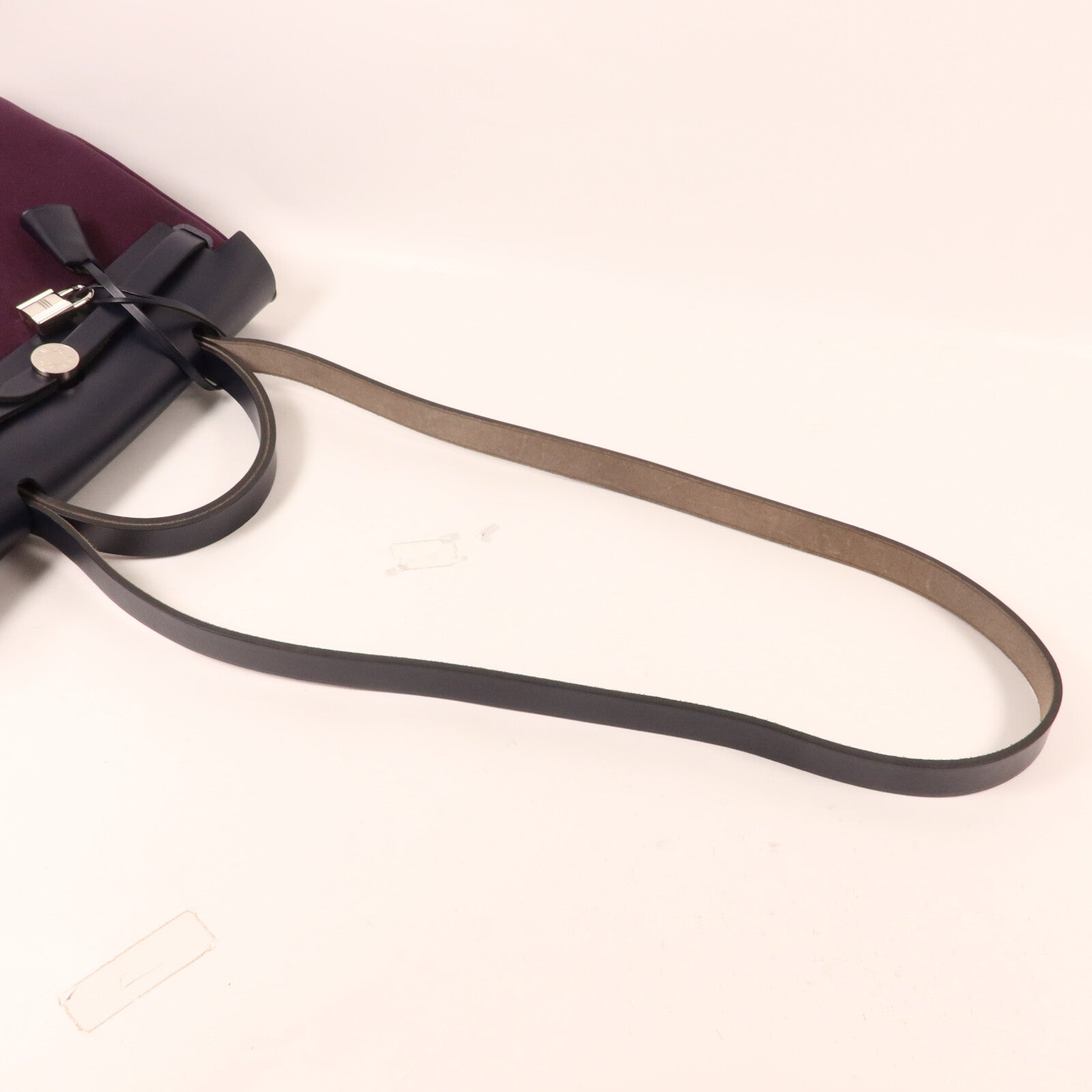 HERMES 帆布Herbag PM手挽肩背兩用袋Cassis