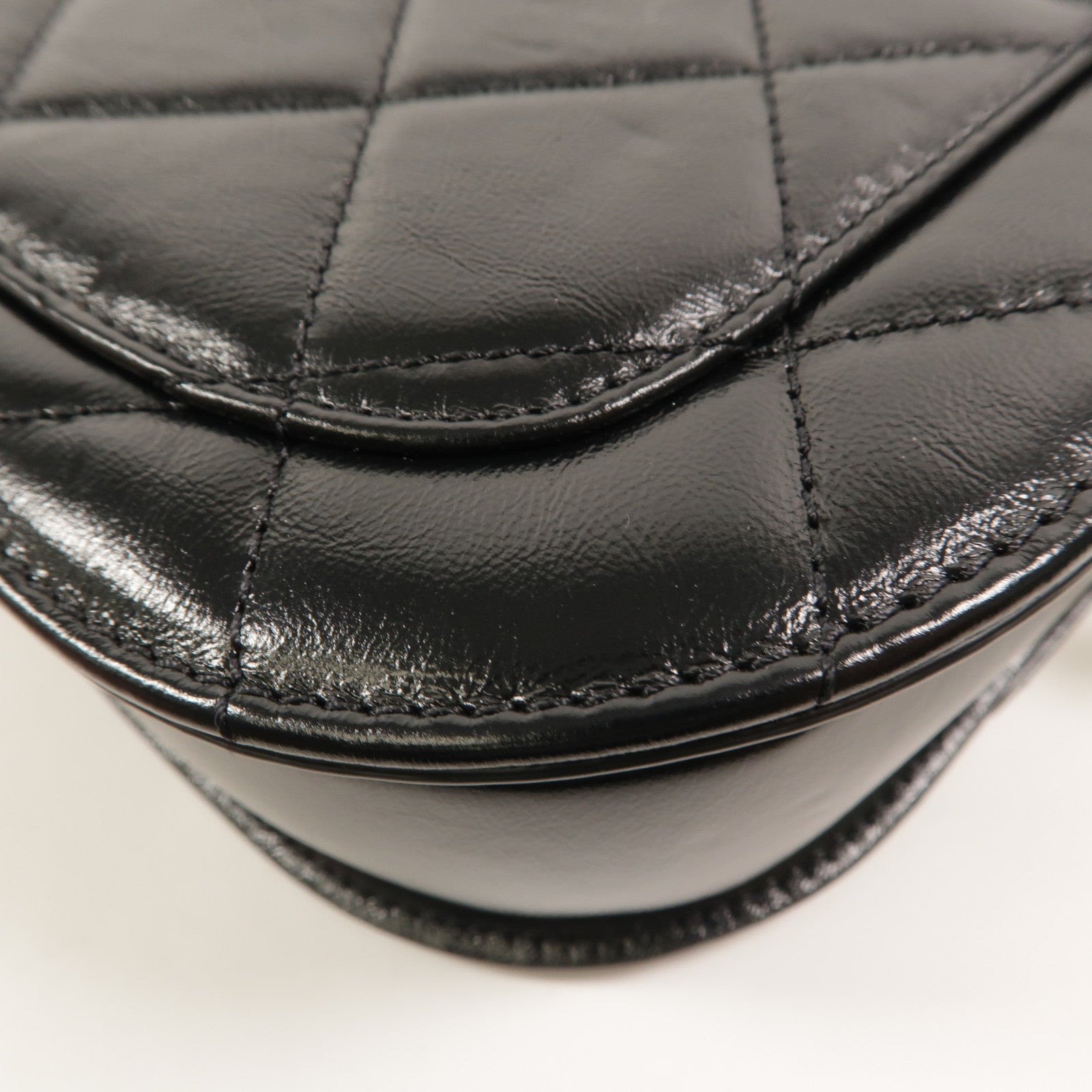 CHANEL 牛皮皮革Saddle Bag肩背袋