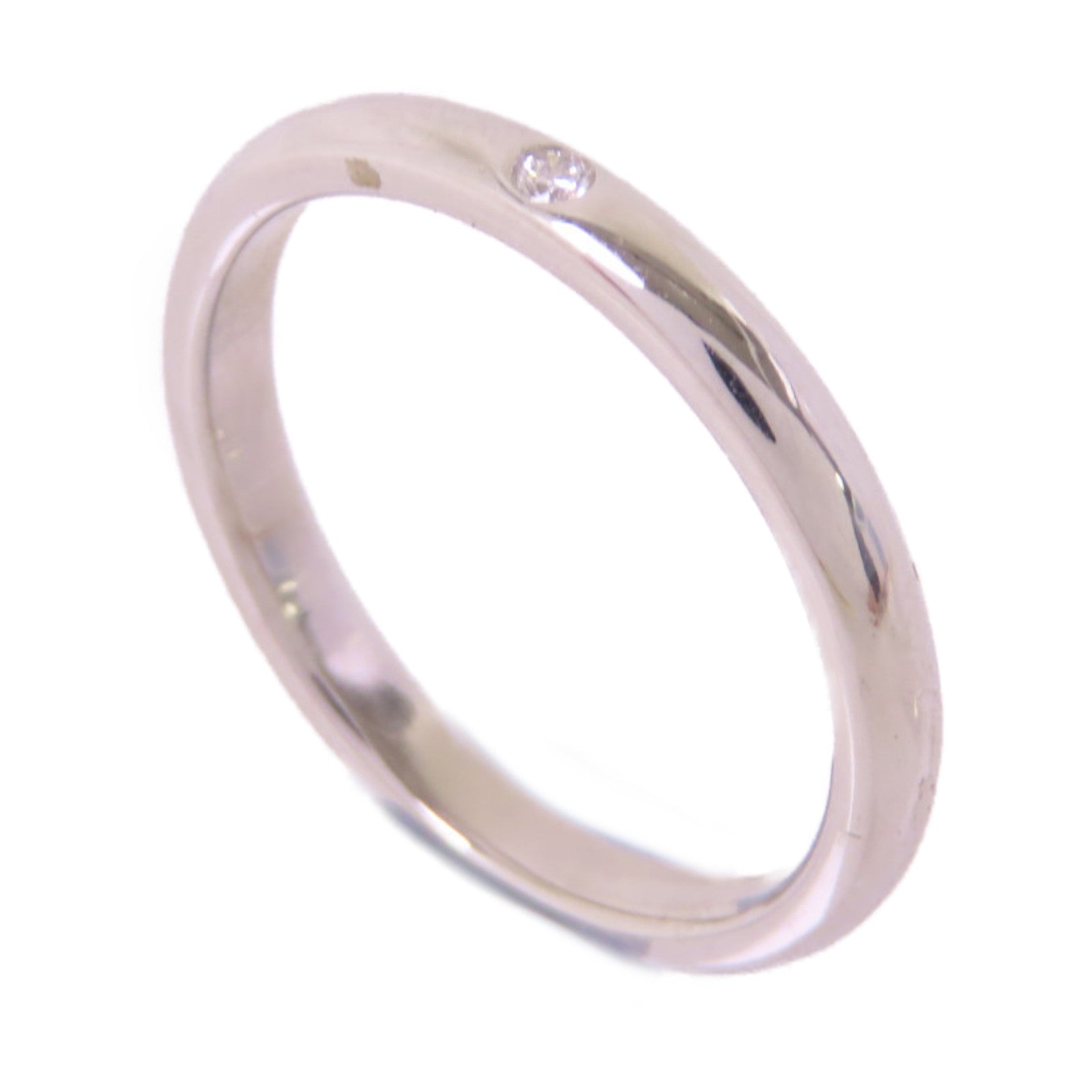 TIFFANY＆CO PT950鉑金/鑽石Diamond Ring戒指US#8