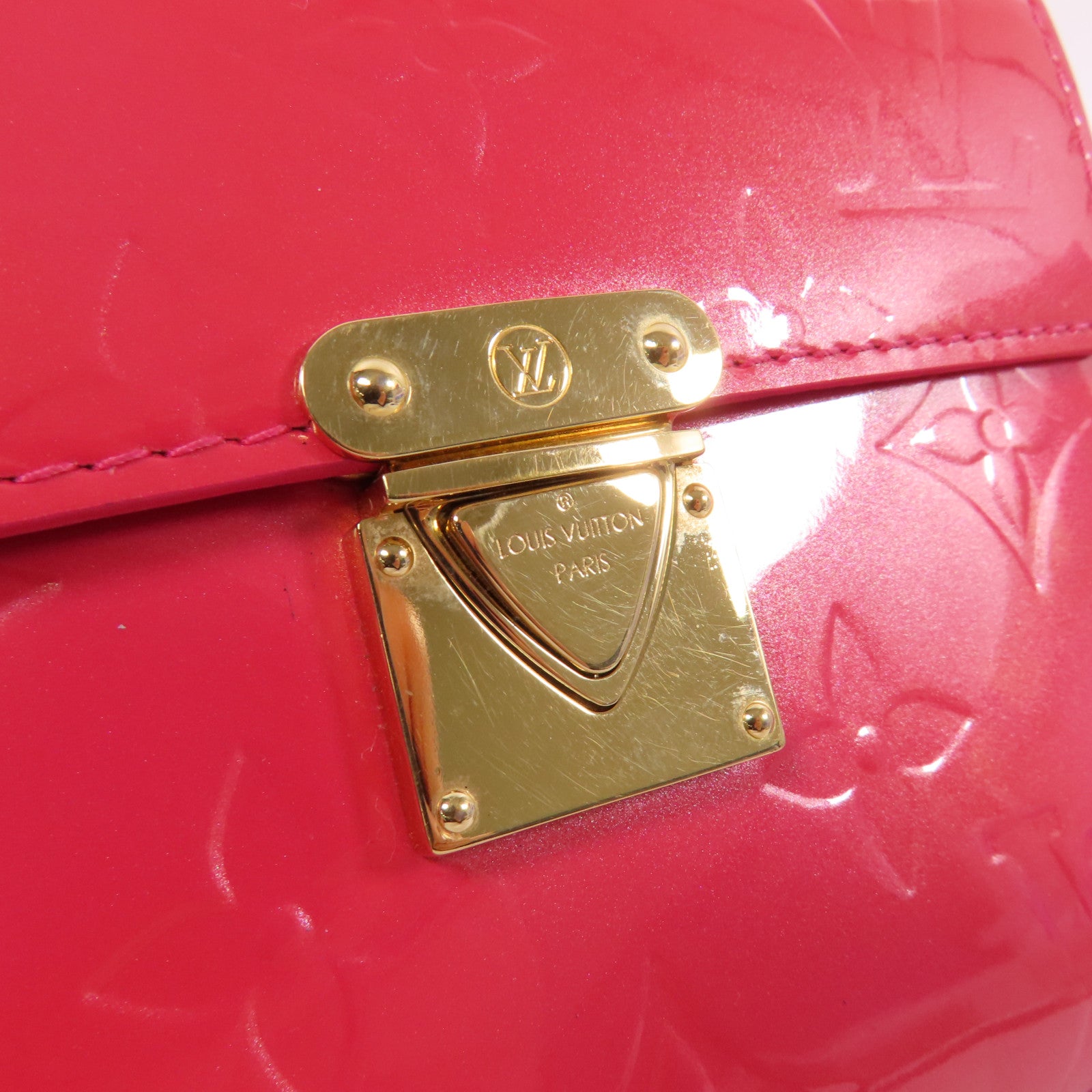 LOUIS VUITTON Vernis Trifold Wallet金扣錢包