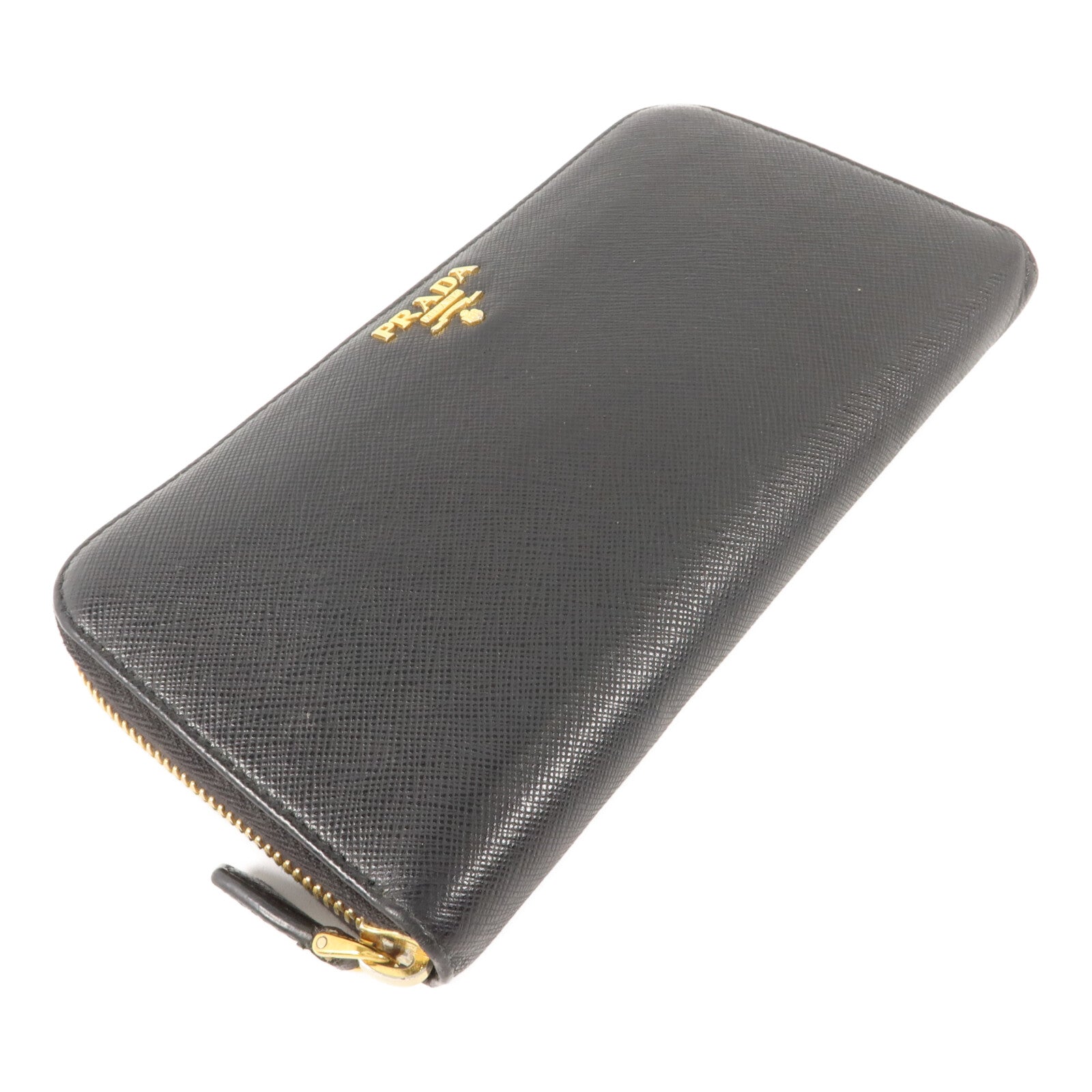 PRADA Saffiano皮革Zipper Long Wallet長錢包