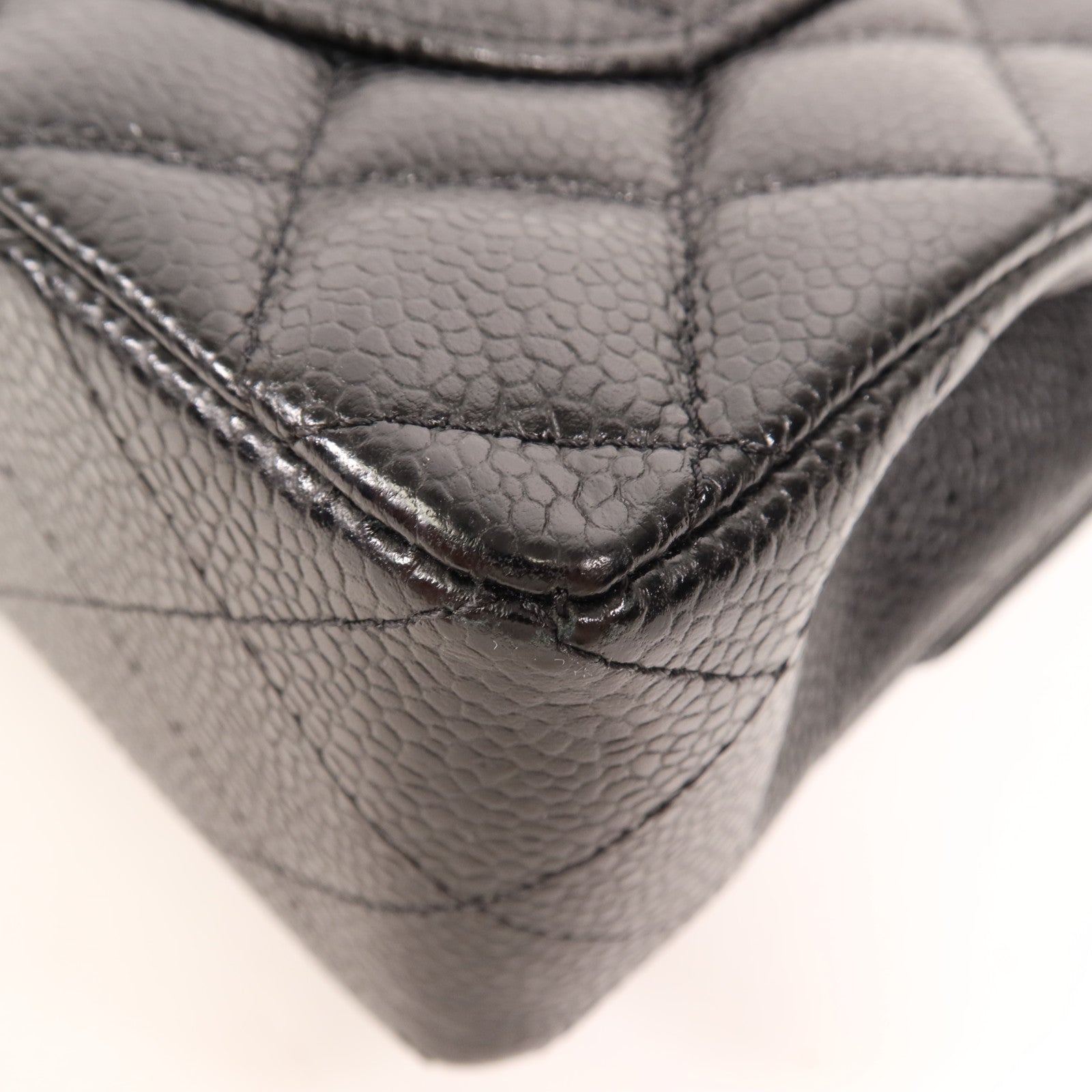 CHANEL 牛皮皮革Classic 23金扣鏈帶肩背袋