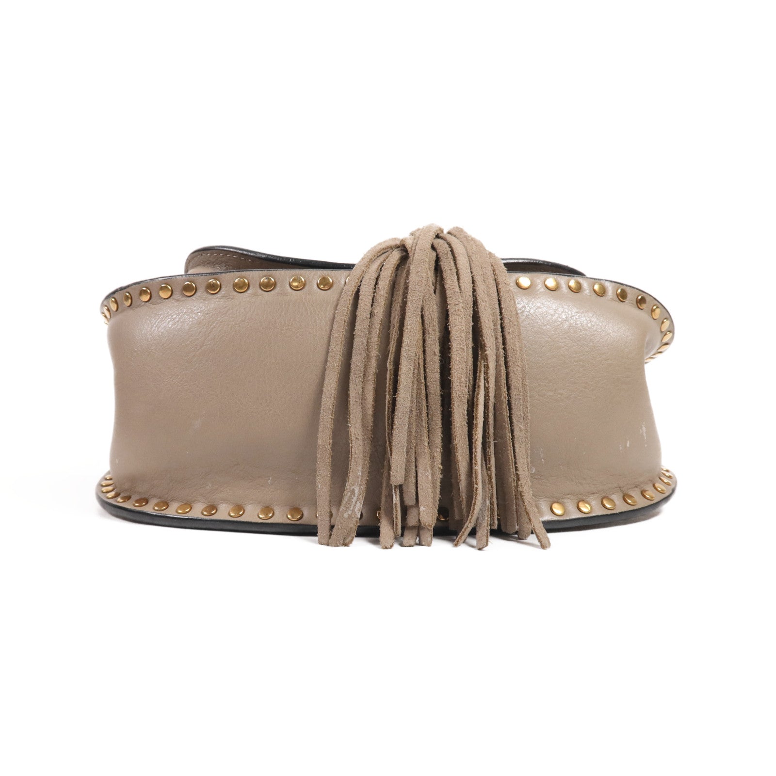 Chloe 皮革Shoulder Bag金扣肩背袋