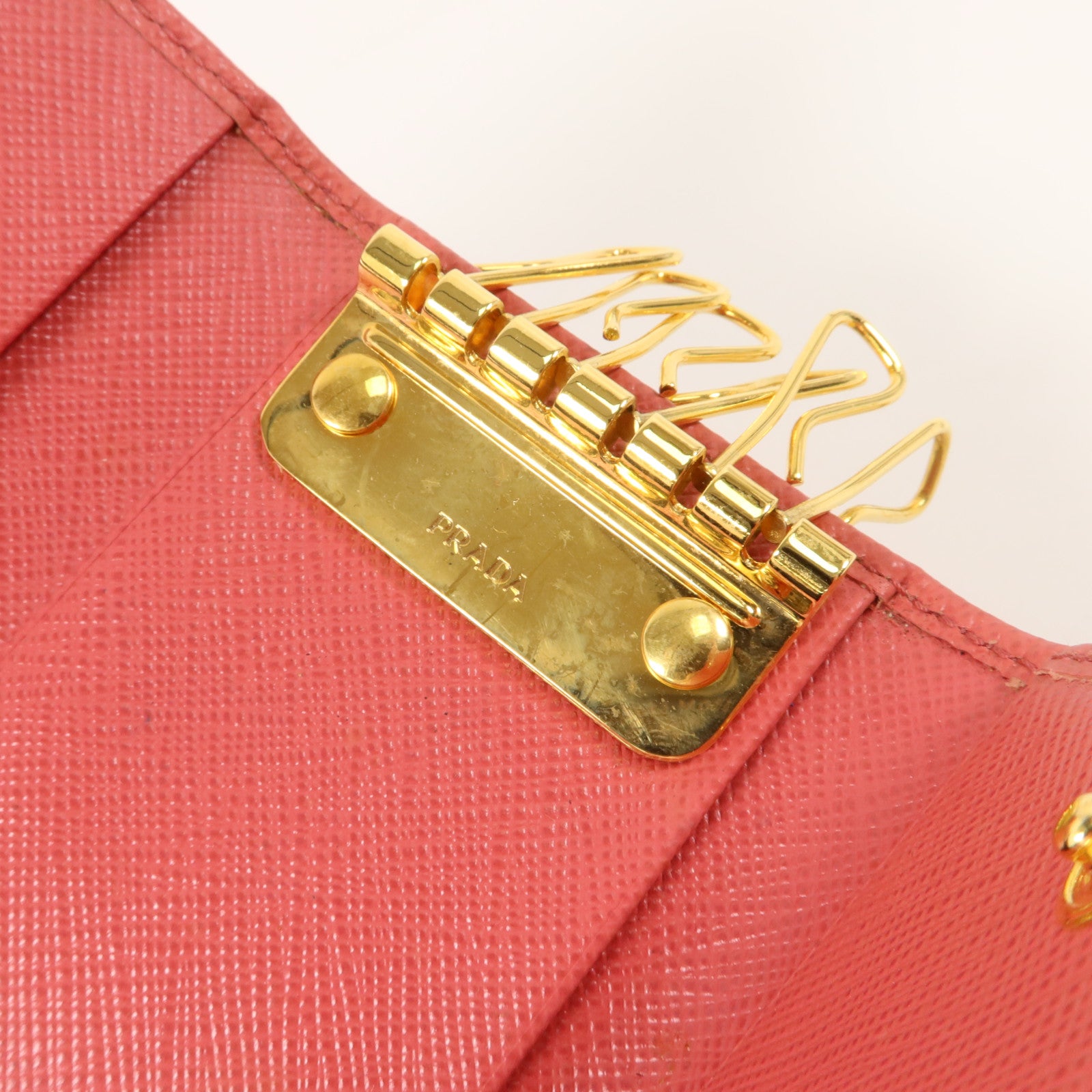 PRADA Saffiano皮革Key Holder Case鎖匙包