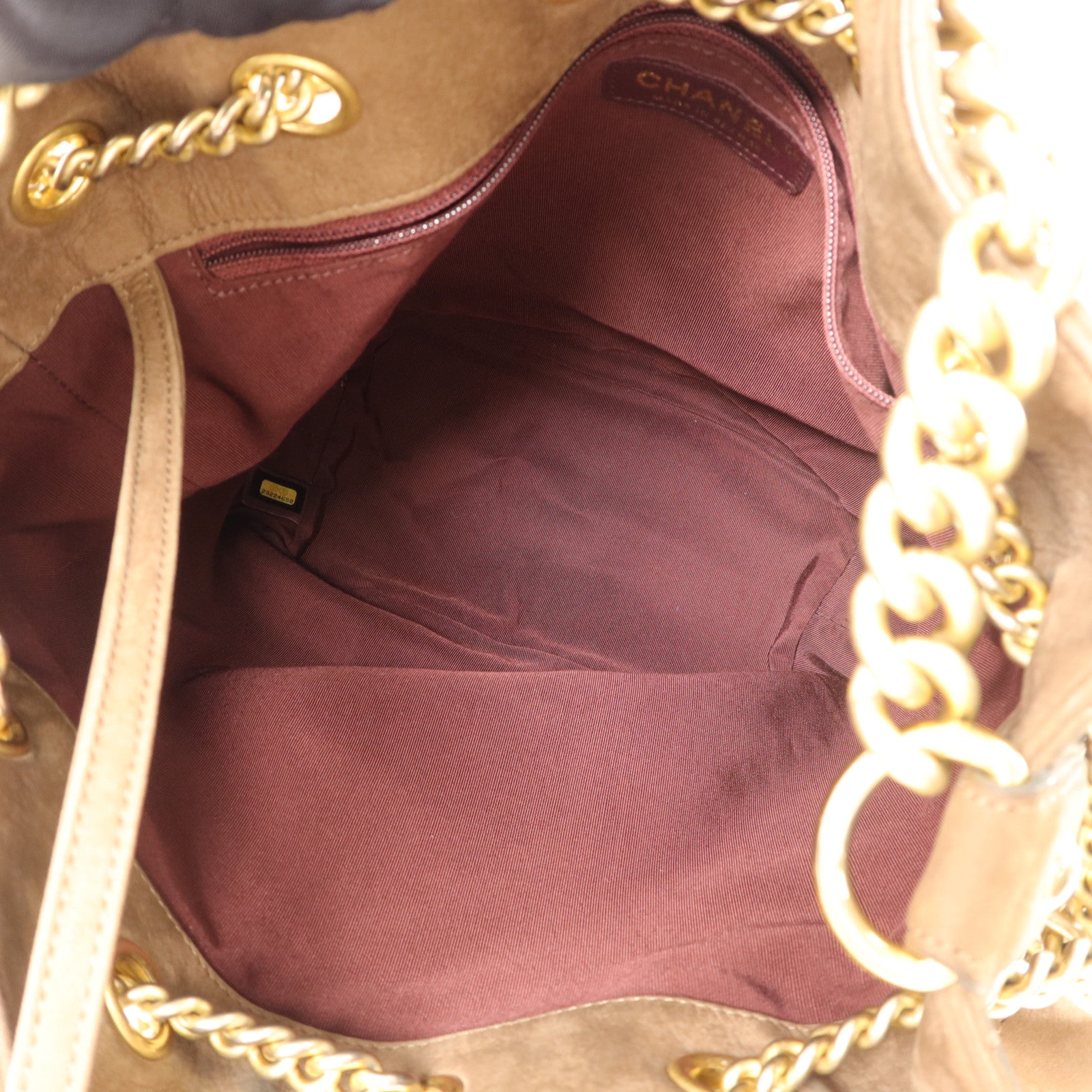 CHANEL 麂皮皮革2 Way Shoulder Bag手挽肩背兩用袋