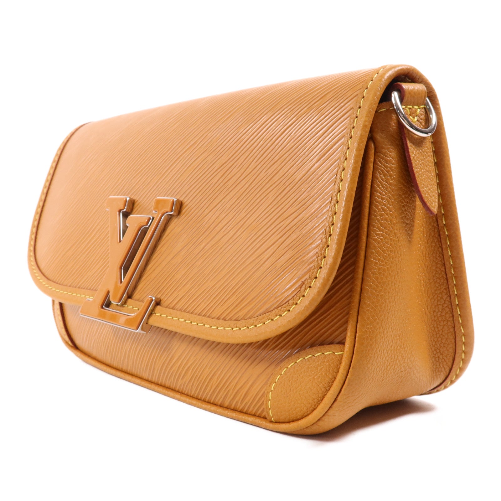 LOUIS VUITTON Epi Buci銀扣肩背袋