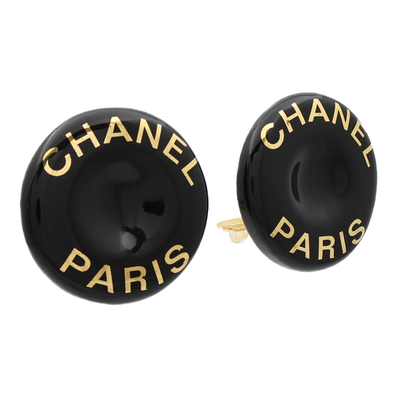 CHANEL 金屬/樹脂Clip-On Earrings耳環
