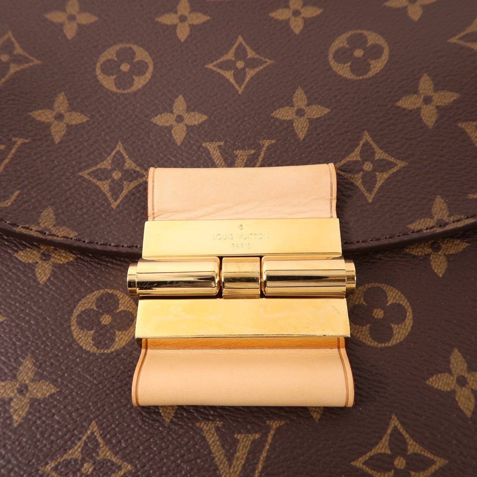 LOUIS VUITTON 【激減優惠】Monogram Olympe金扣肩背袋
