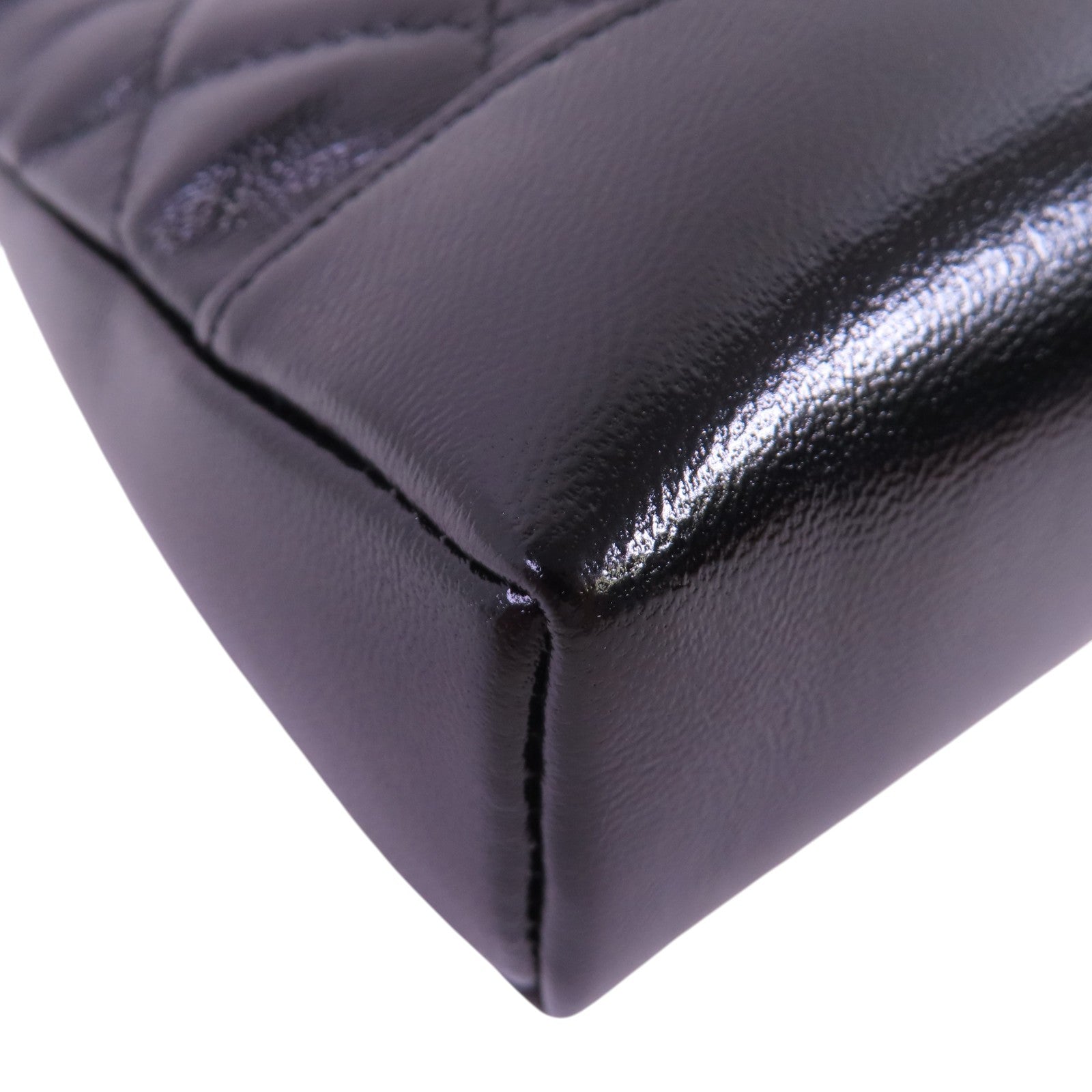 CHANEL 牛皮皮革Nano 31 Chain Shoulder Bag金扣鏈帶肩背袋