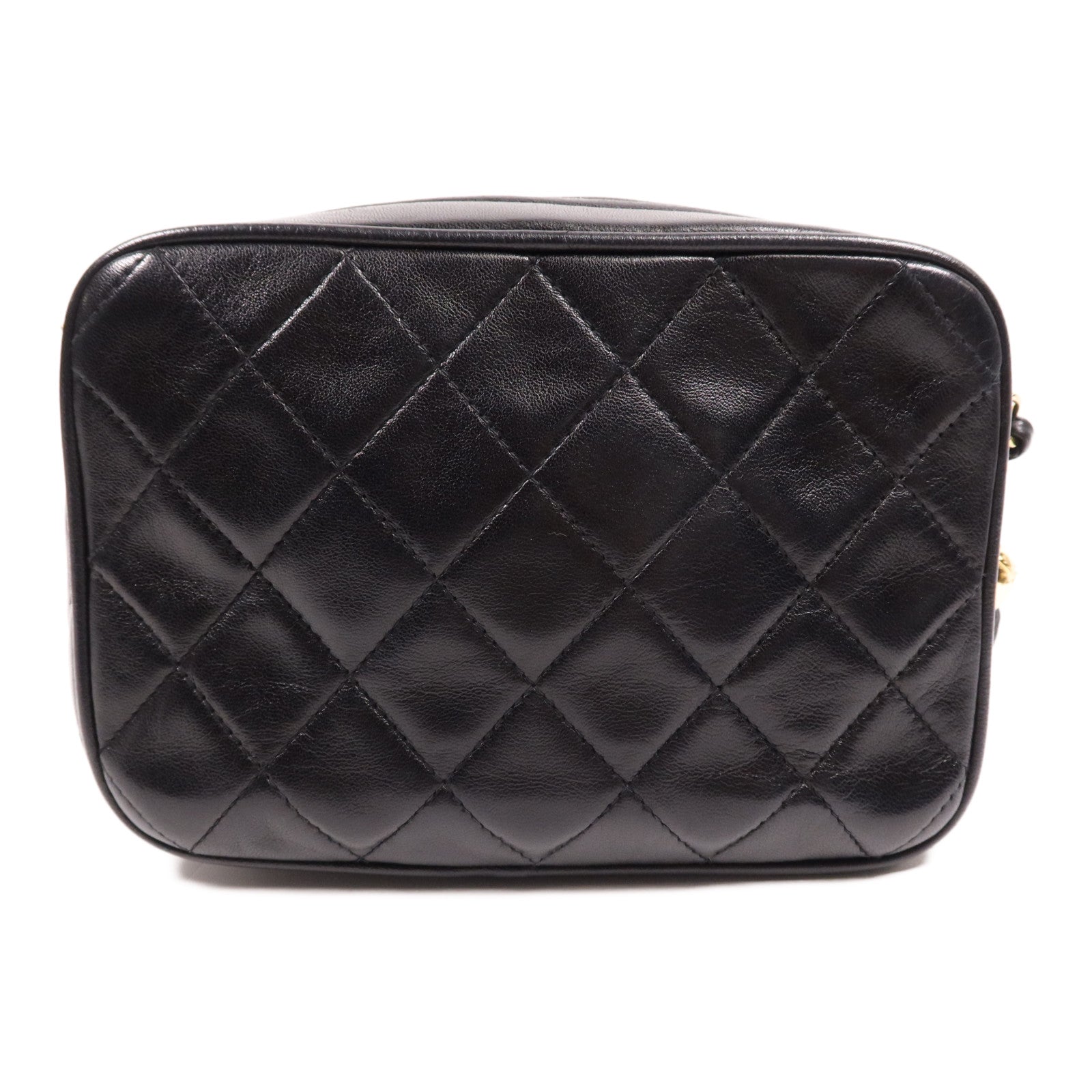 CHANEL 羊皮皮革Chain Shoulder金扣鏈帶肩背袋