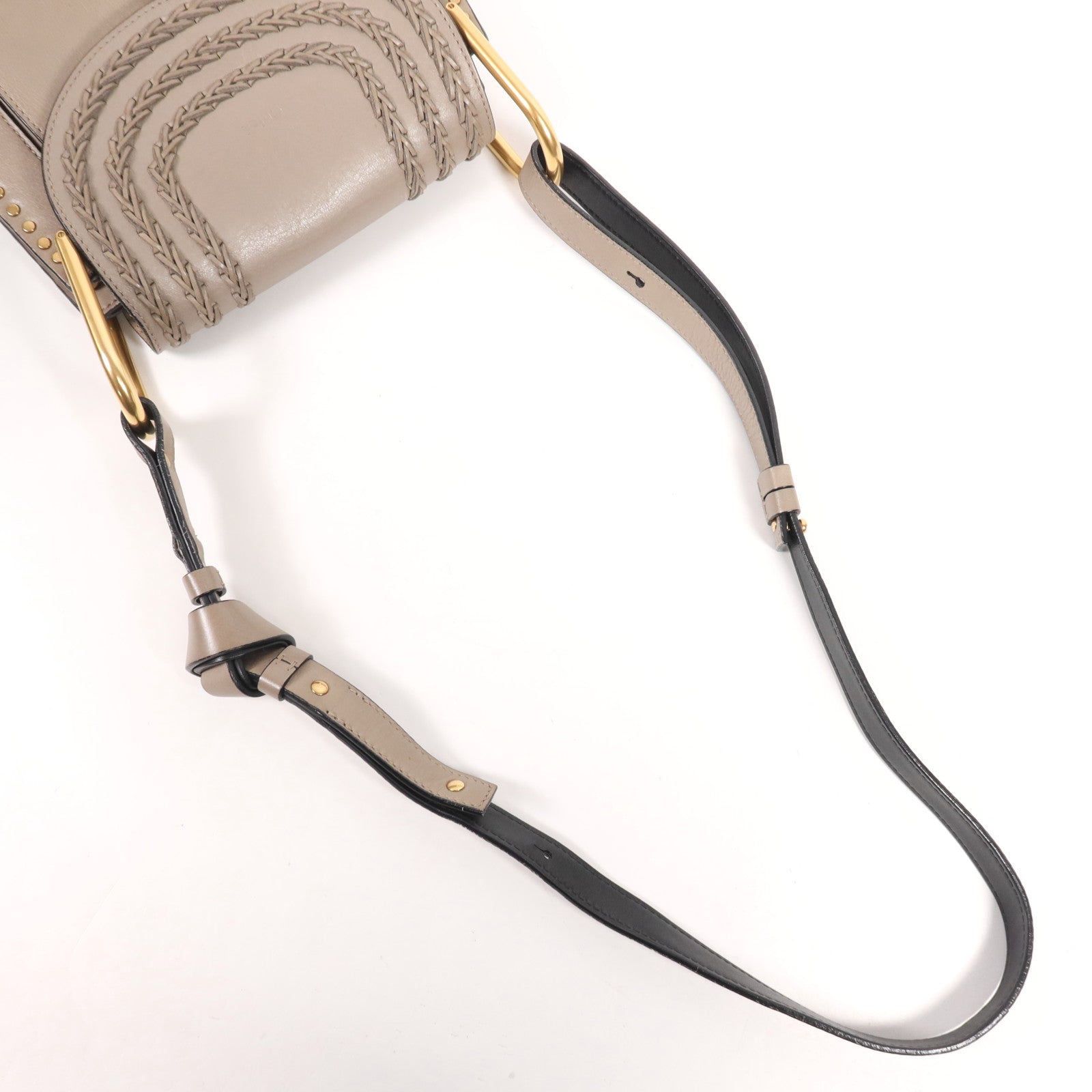 Chloe 皮革Shoulder Bag金扣肩背袋