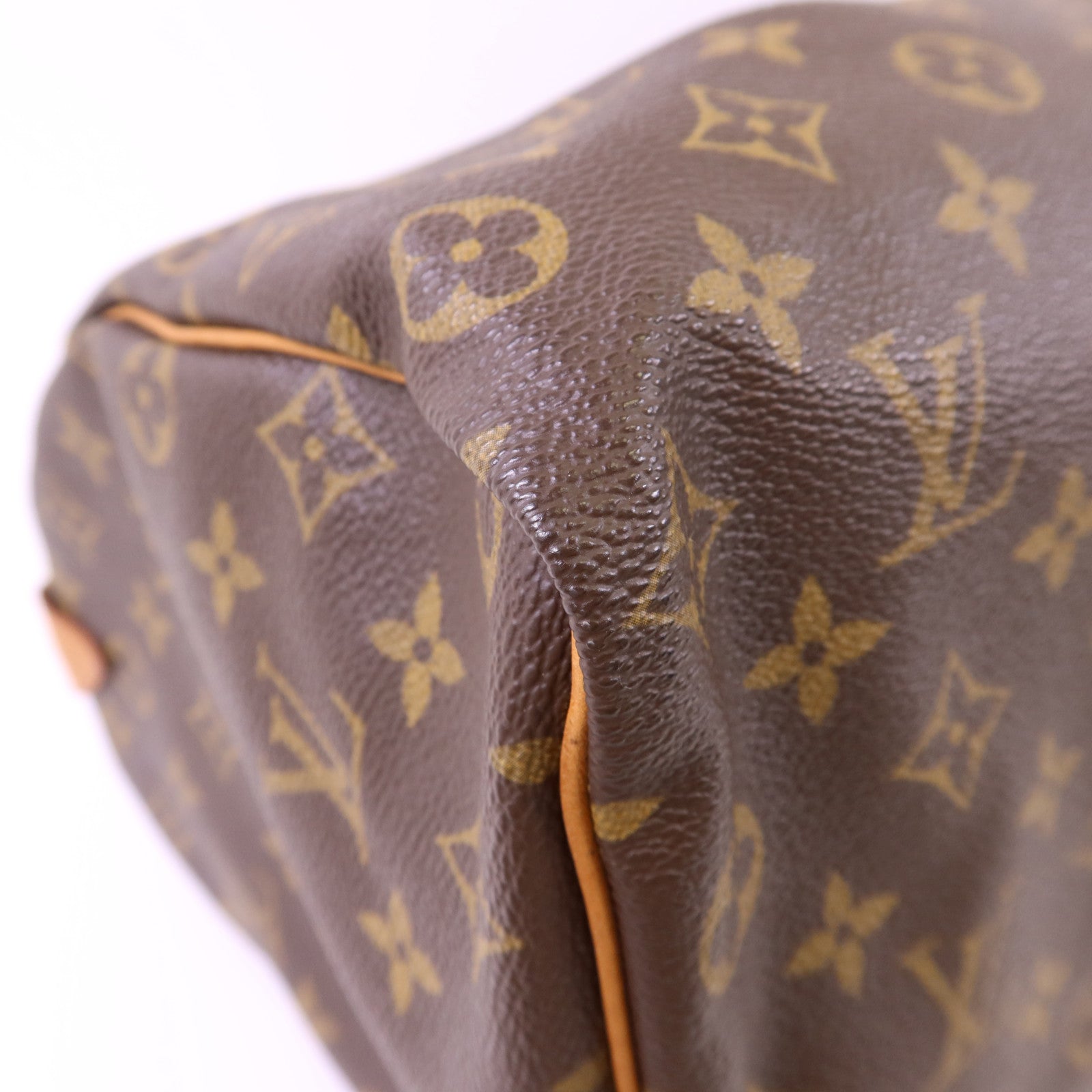 LOUIS VUITTON Monogram Speedy 35金扣手挽袋