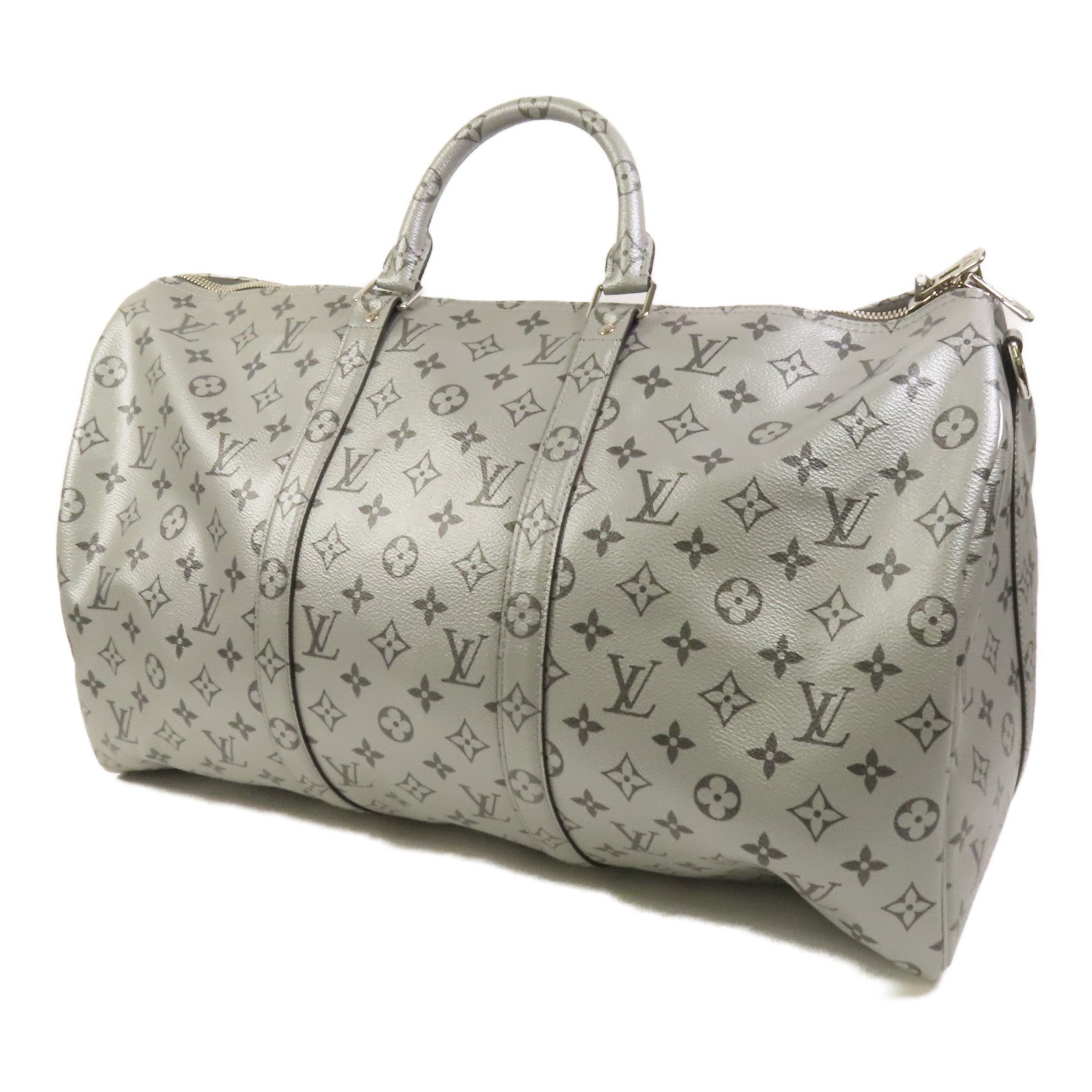 LOUIS VUITTON Monogram Reflect Keepall 50 Bandoulie銀扣手挽肩背兩用袋