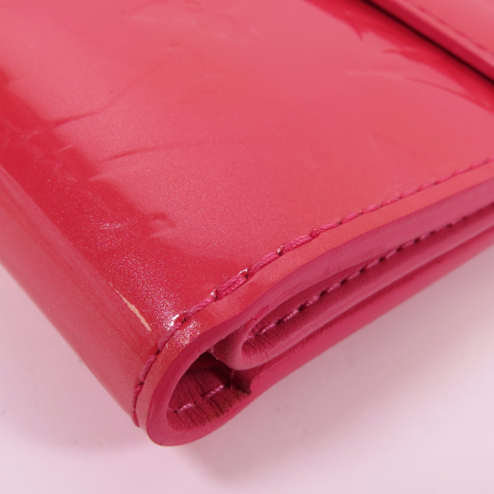 LOUIS VUITTON Vernis Trifold Wallet金扣錢包