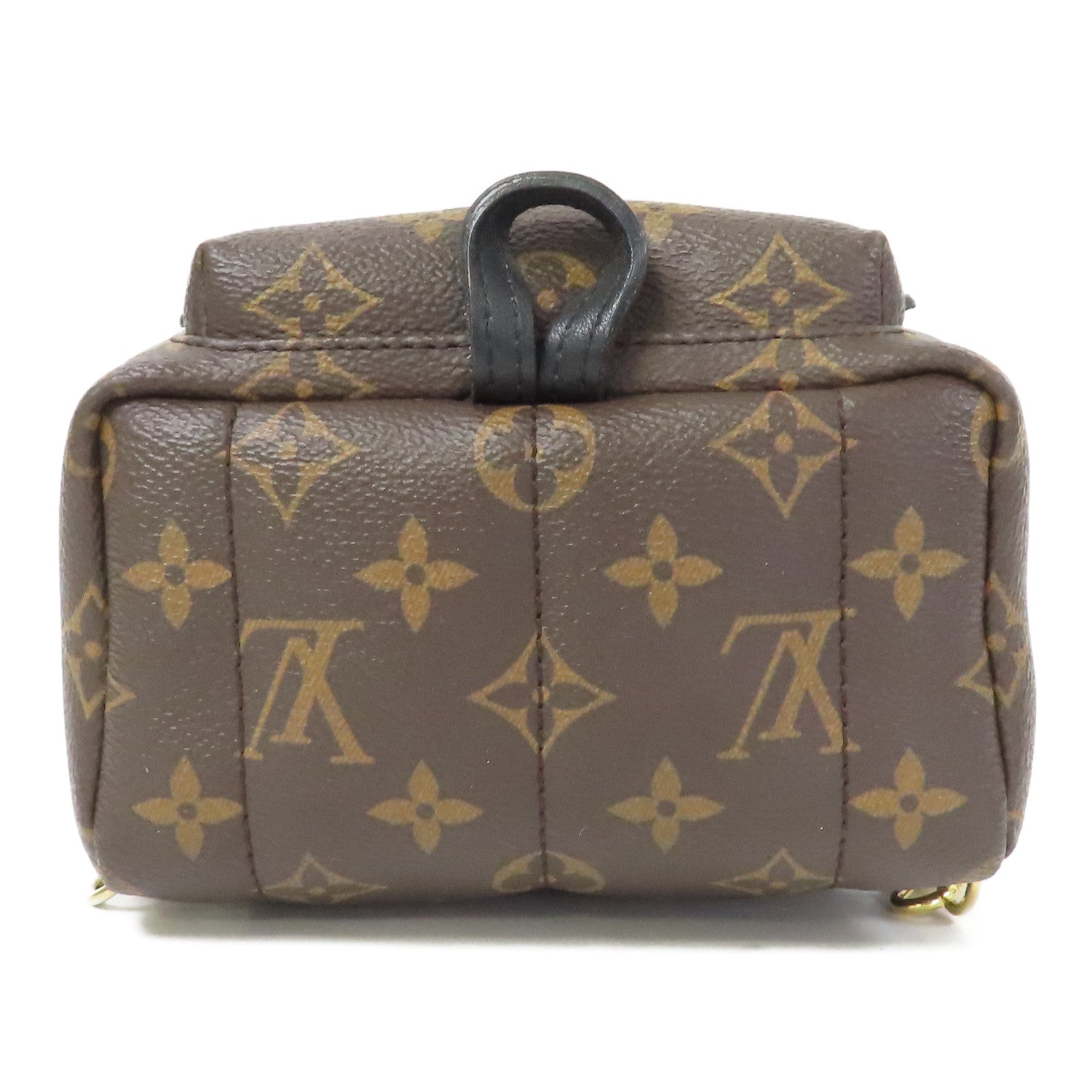 LOUIS VUITTON 【激減優惠】Monogram Palm Springs Mini金扣背包啡色