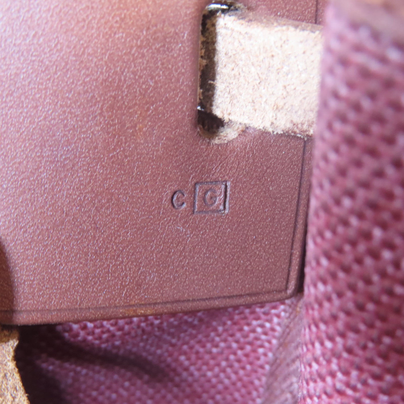 HERMES 帆布Herbag Cabas Toile金扣肩背袋啡色