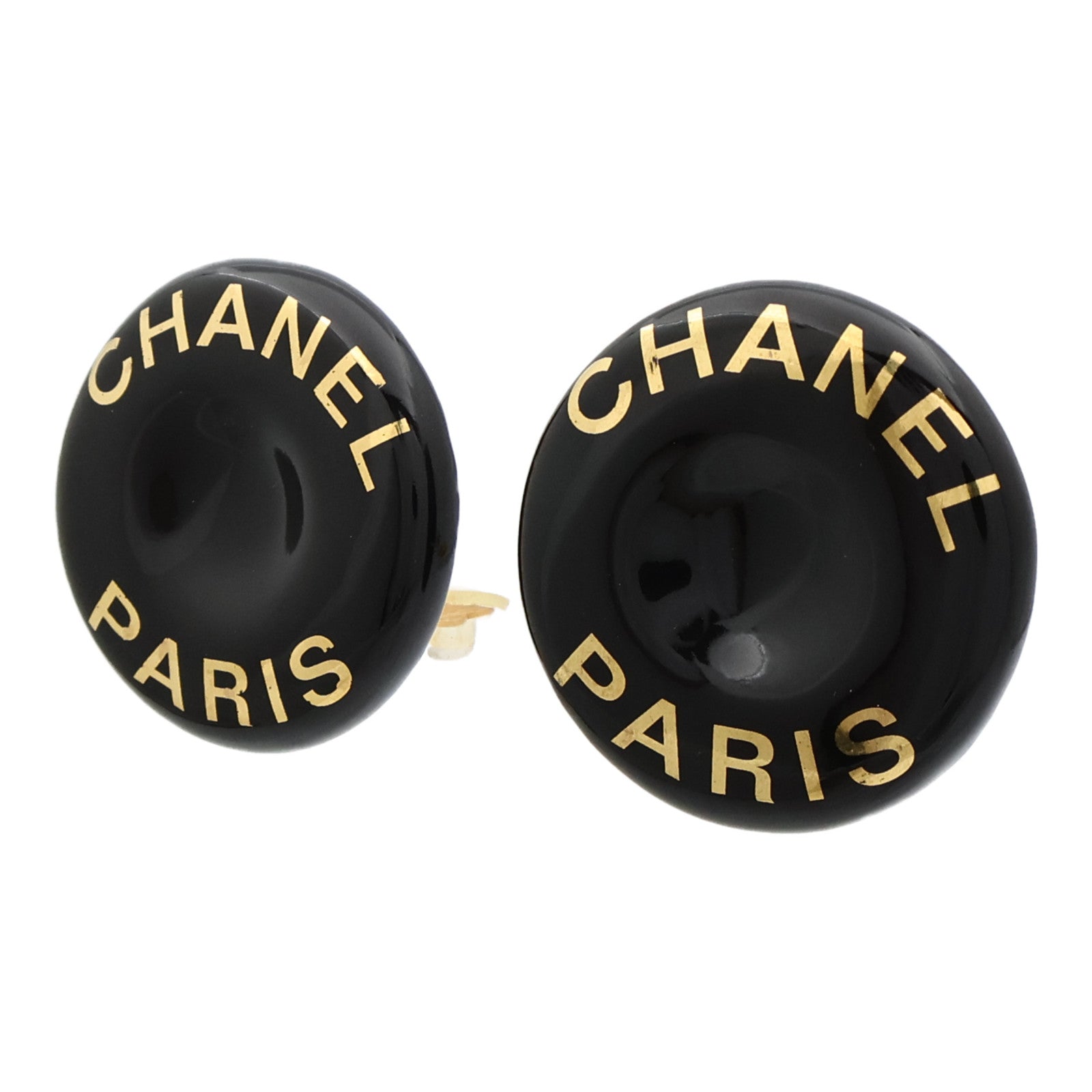 CHANEL 金屬/樹脂Clip-On Earrings耳環