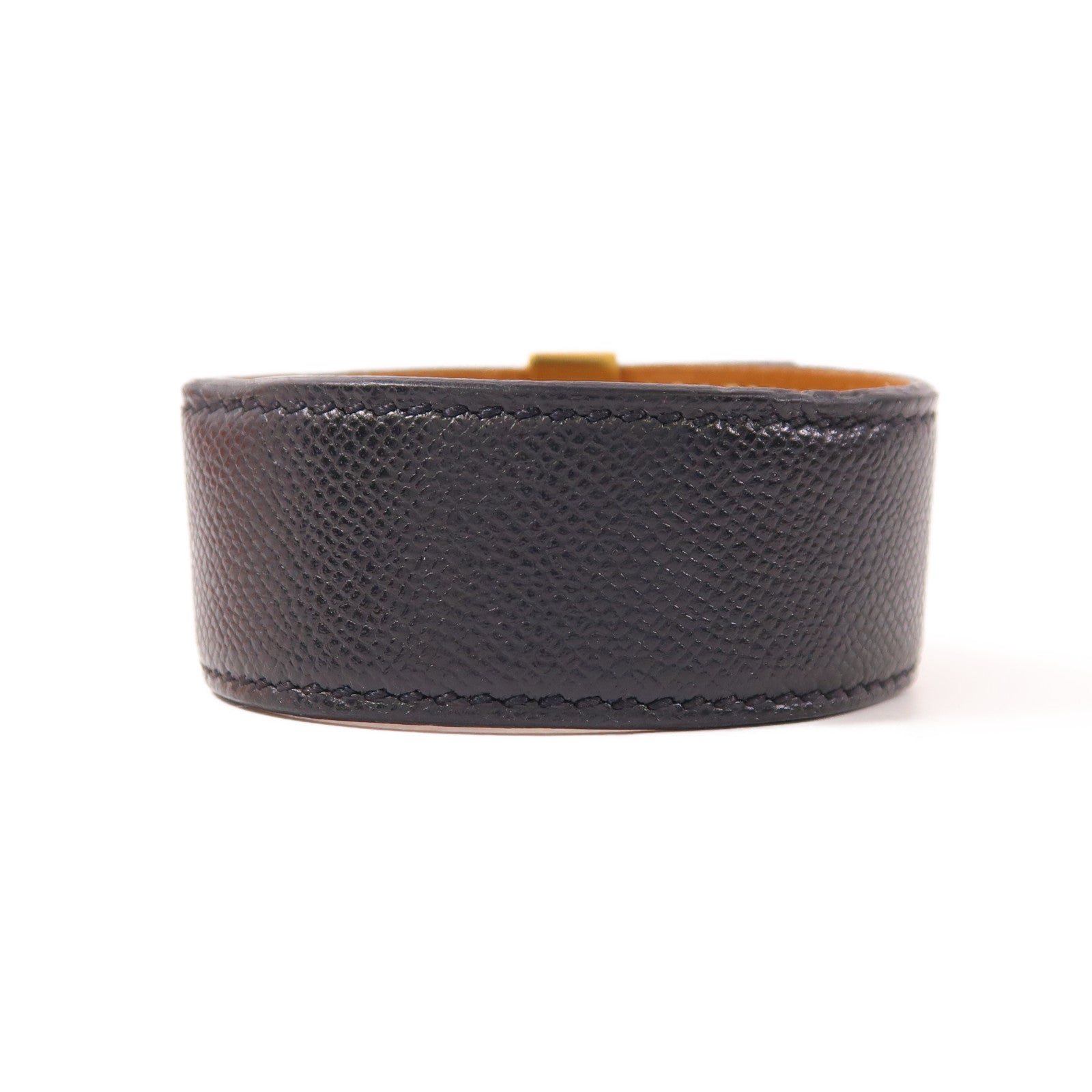 HERMES Epsom皮革CDC 24金扣手鐲