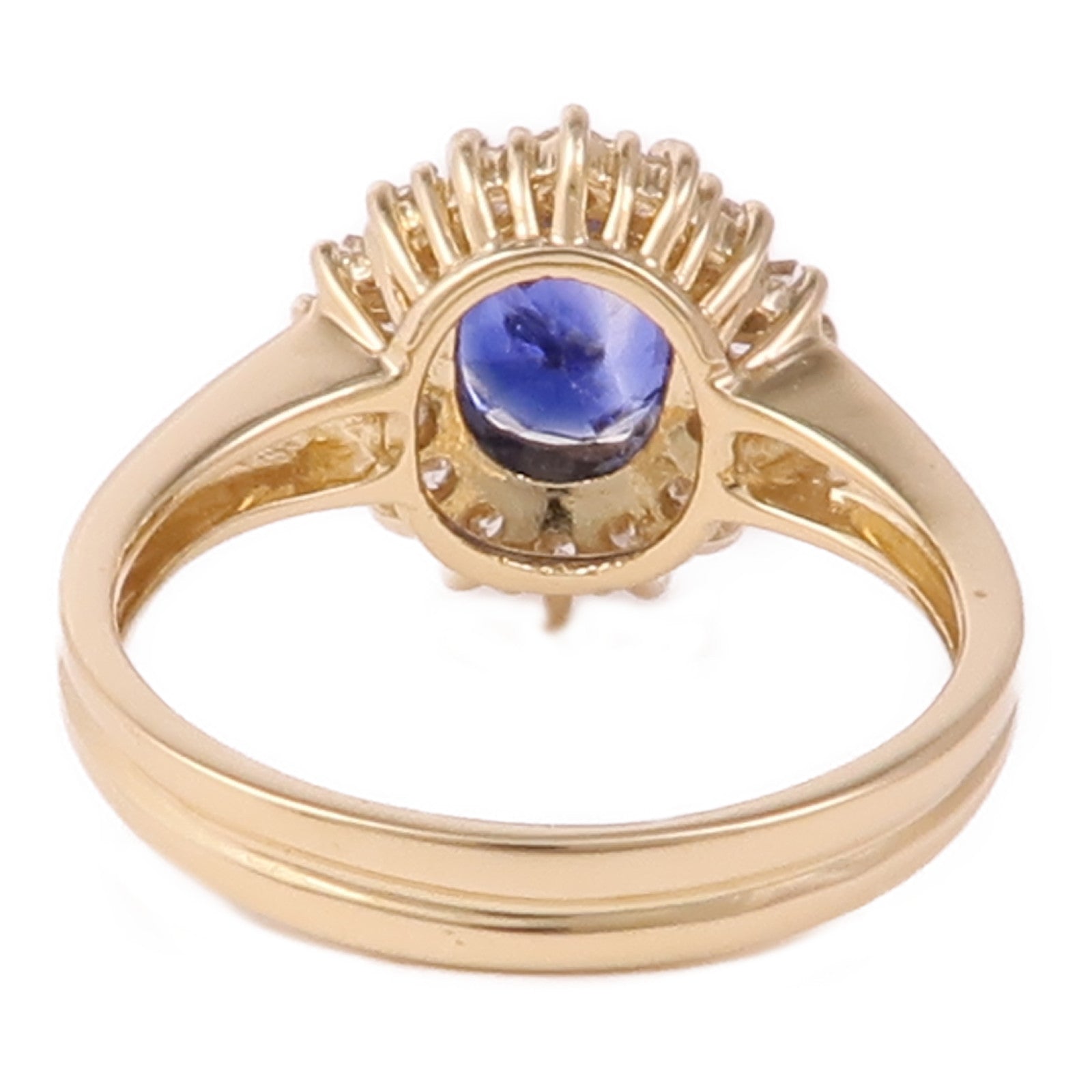 JEWELRY 【激減優惠】18K黃金/Sapphire/Diamond Ring藍寶石/鑽石戒指