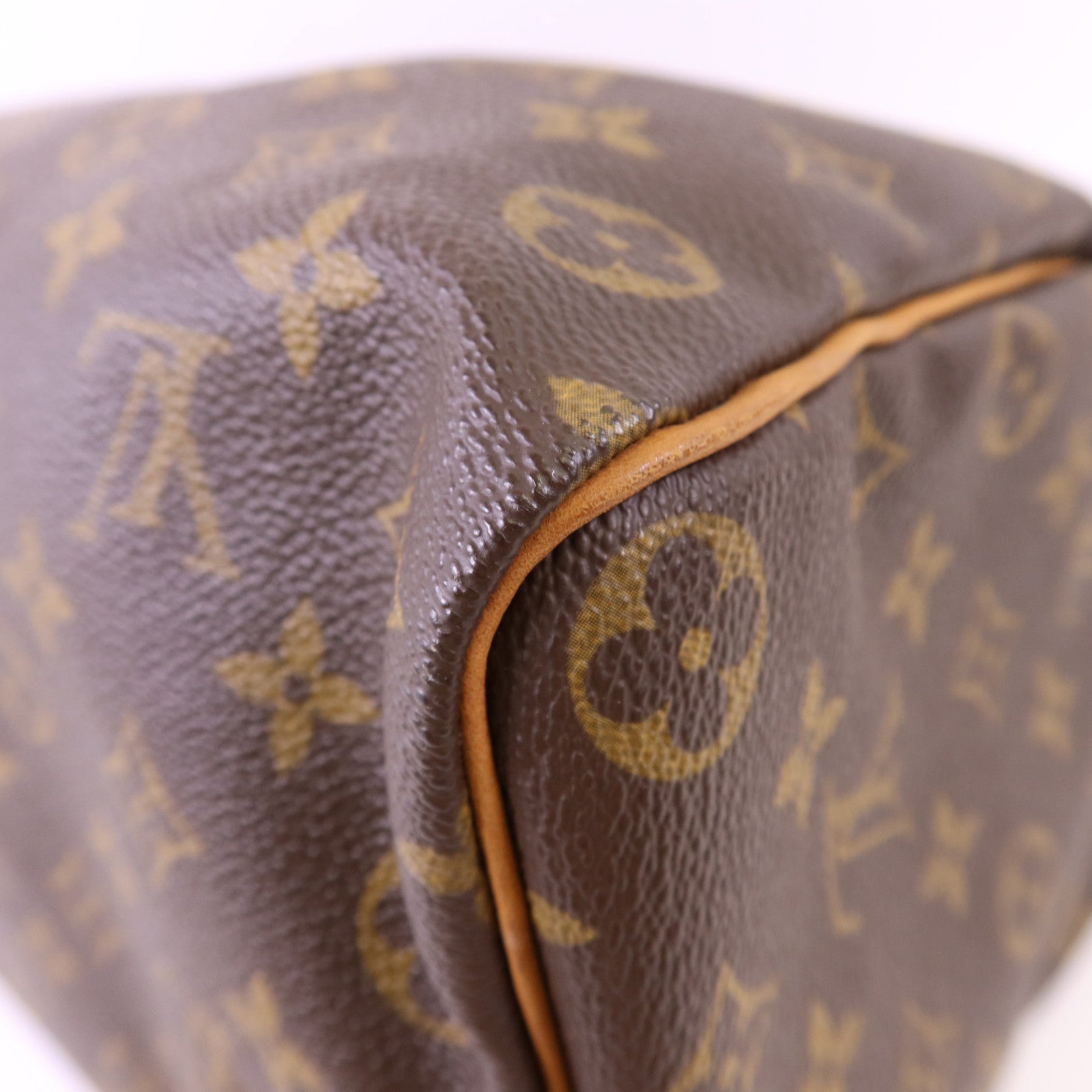 LOUIS VUITTON Monogram Speedy 35金扣手挽袋