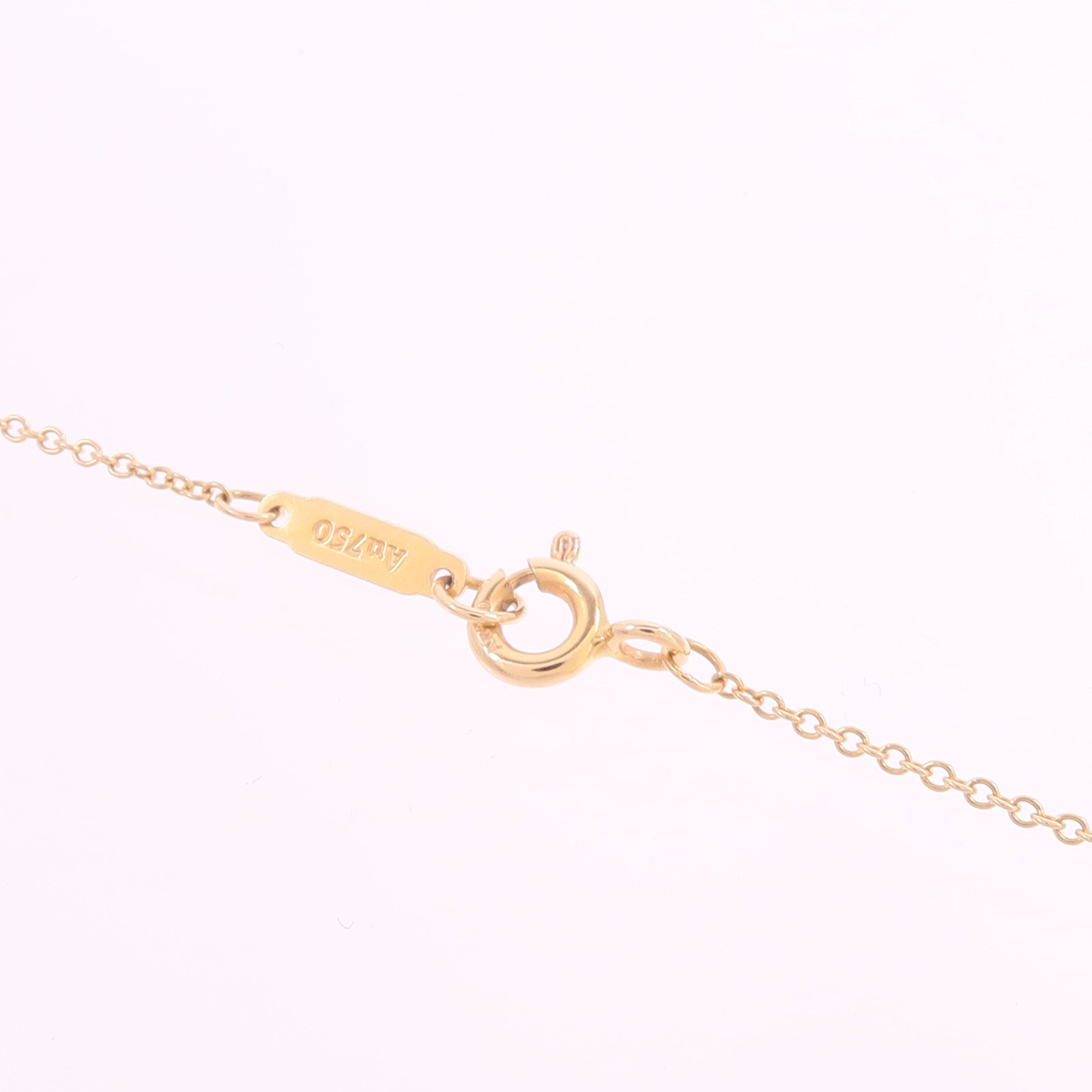 TIFFANY＆CO 18K玫瑰金Heart Key Pendant項鍊