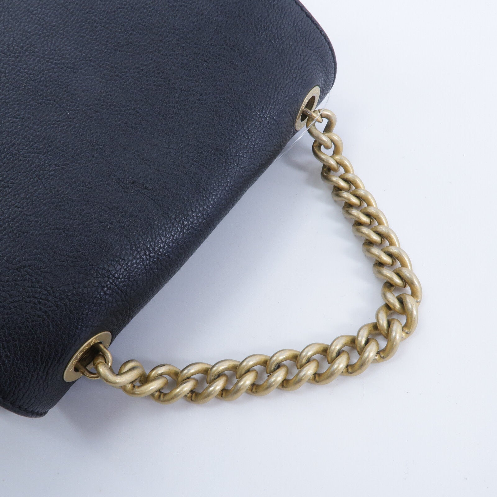 CHANEL 牛皮皮革Backpack鏈帶背包