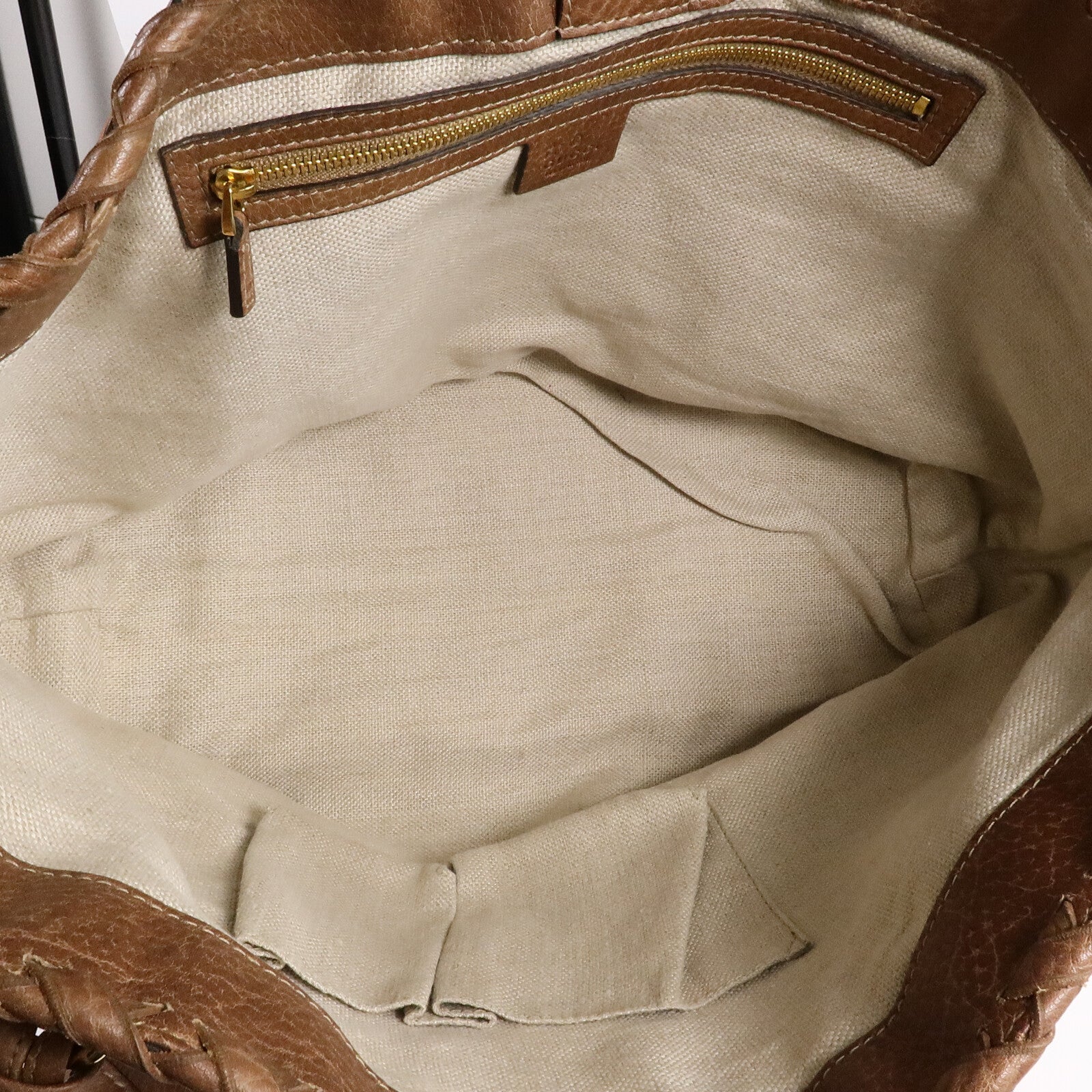 GUCCI 牛皮皮革Bamboo Tote Bag手挽袋