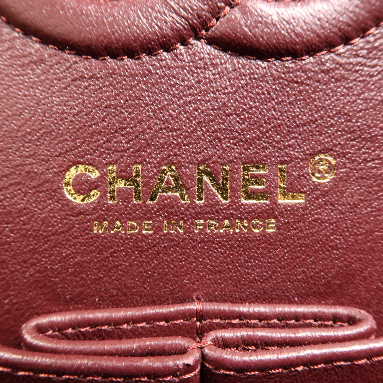 CHANEL 牛皮皮革Classic 23金扣鏈帶肩背袋