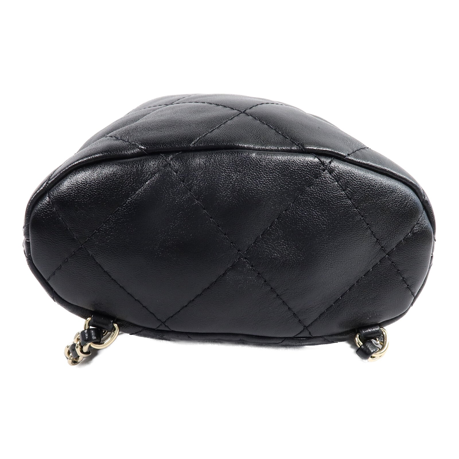 CHANEL 牛皮皮革Backpack鏈帶背包