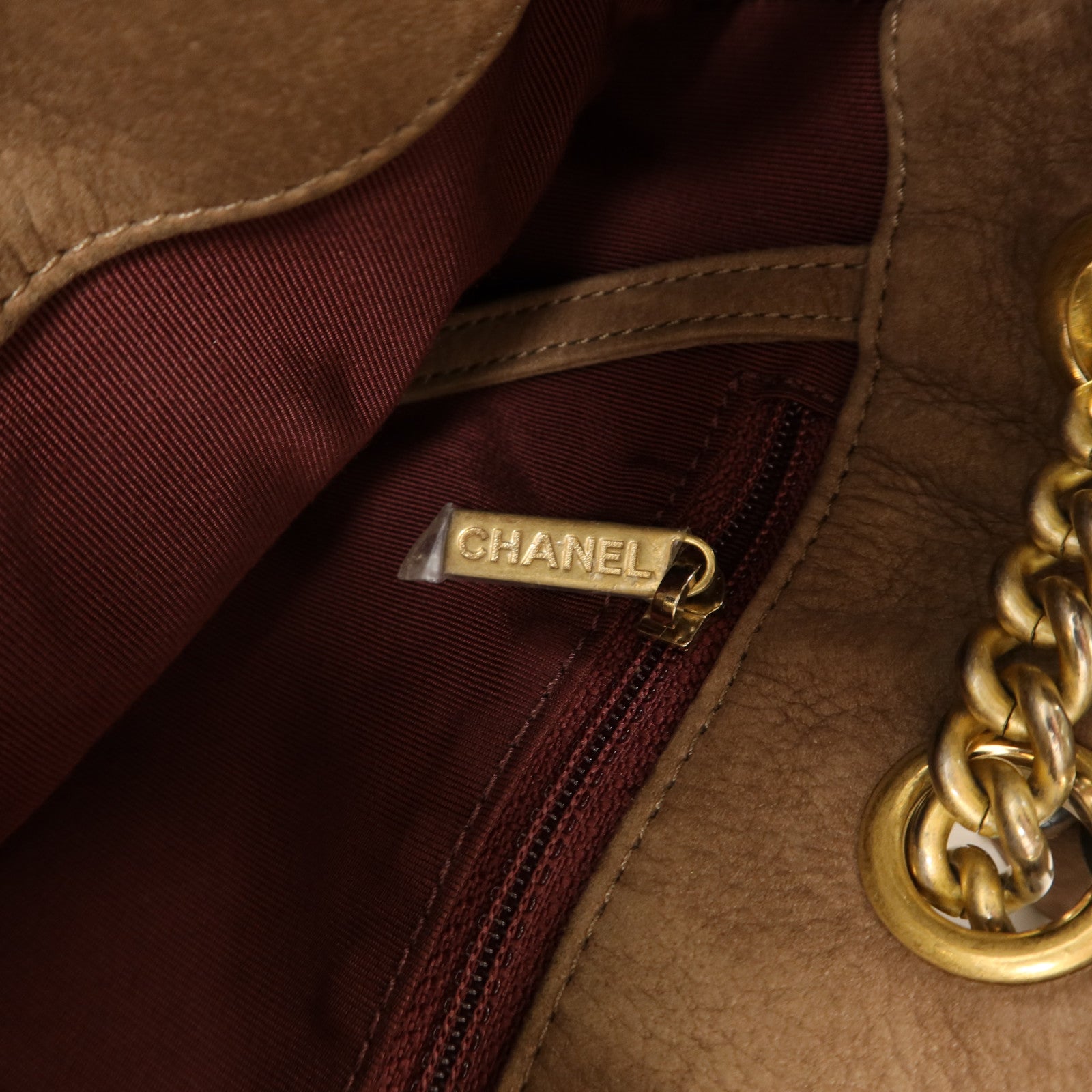 CHANEL 麂皮皮革2 Way Shoulder Bag手挽肩背兩用袋