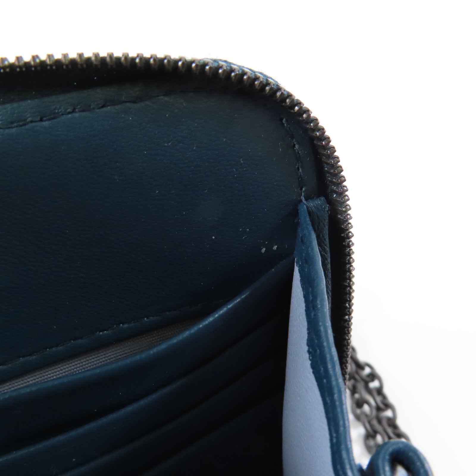 BOTTEGA VENETA 羊皮皮革Shoulder Bag黑扣鏈帶肩背袋