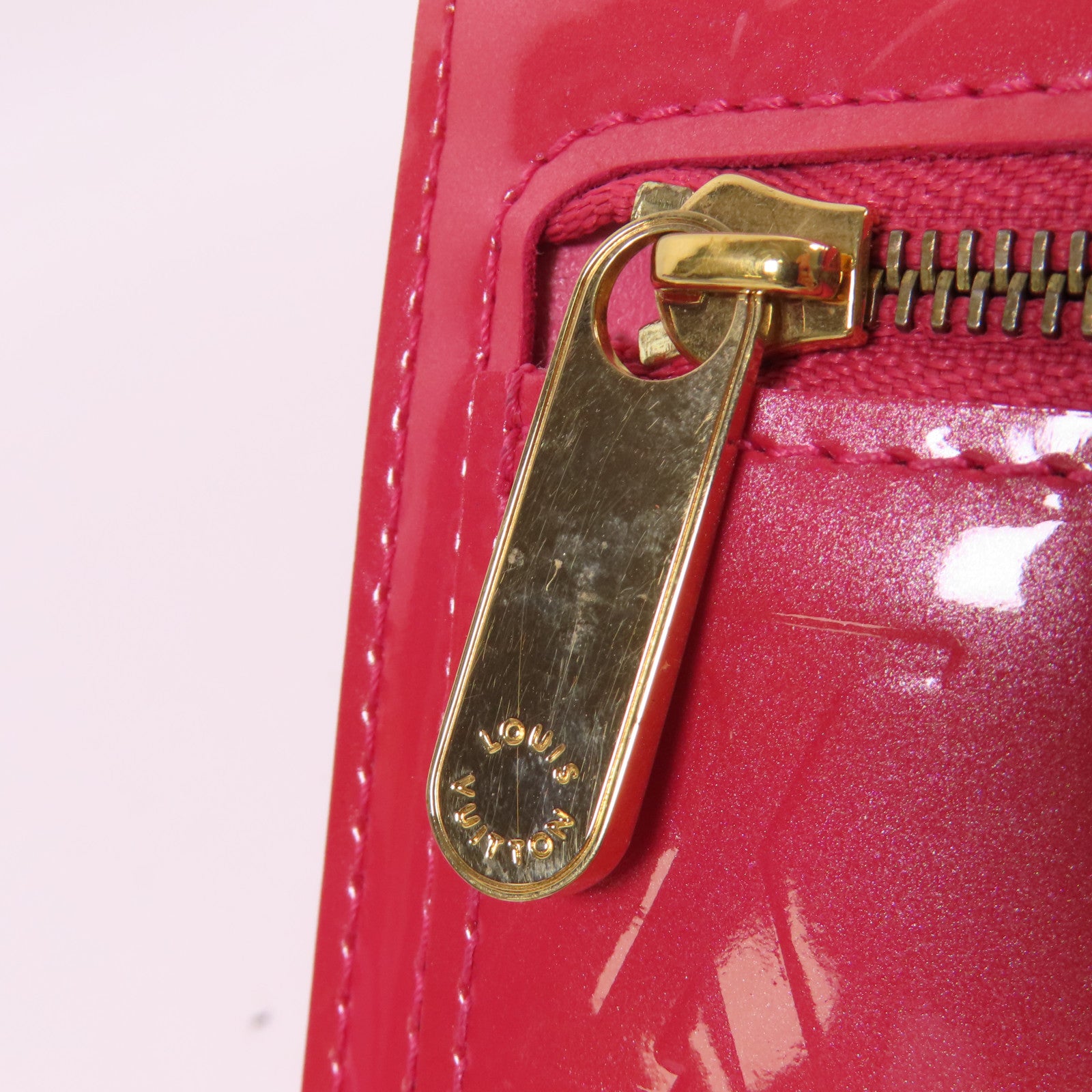 LOUIS VUITTON Vernis Trifold Wallet金扣錢包