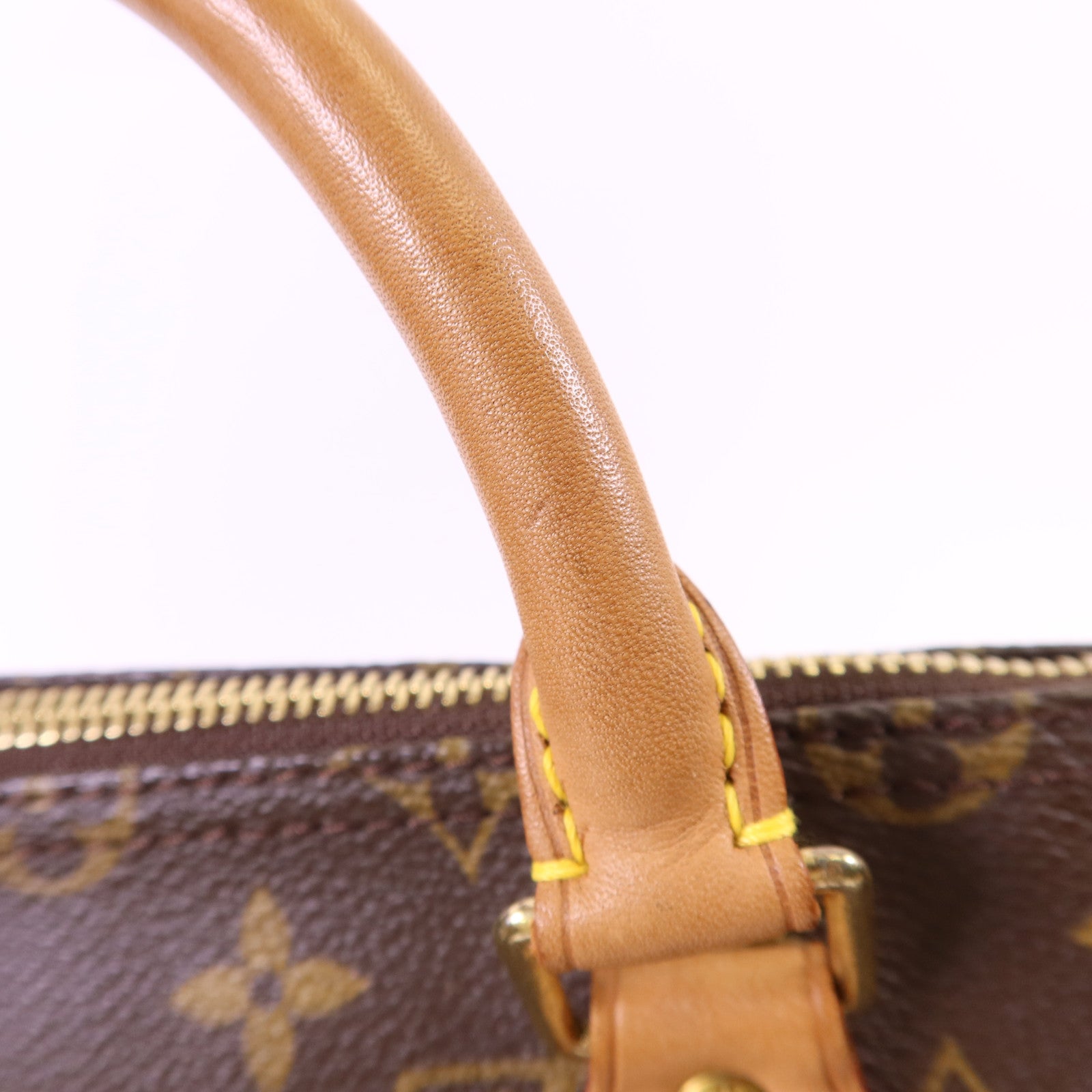 LOUIS VUITTON Monogram Speedy 35金扣手挽袋