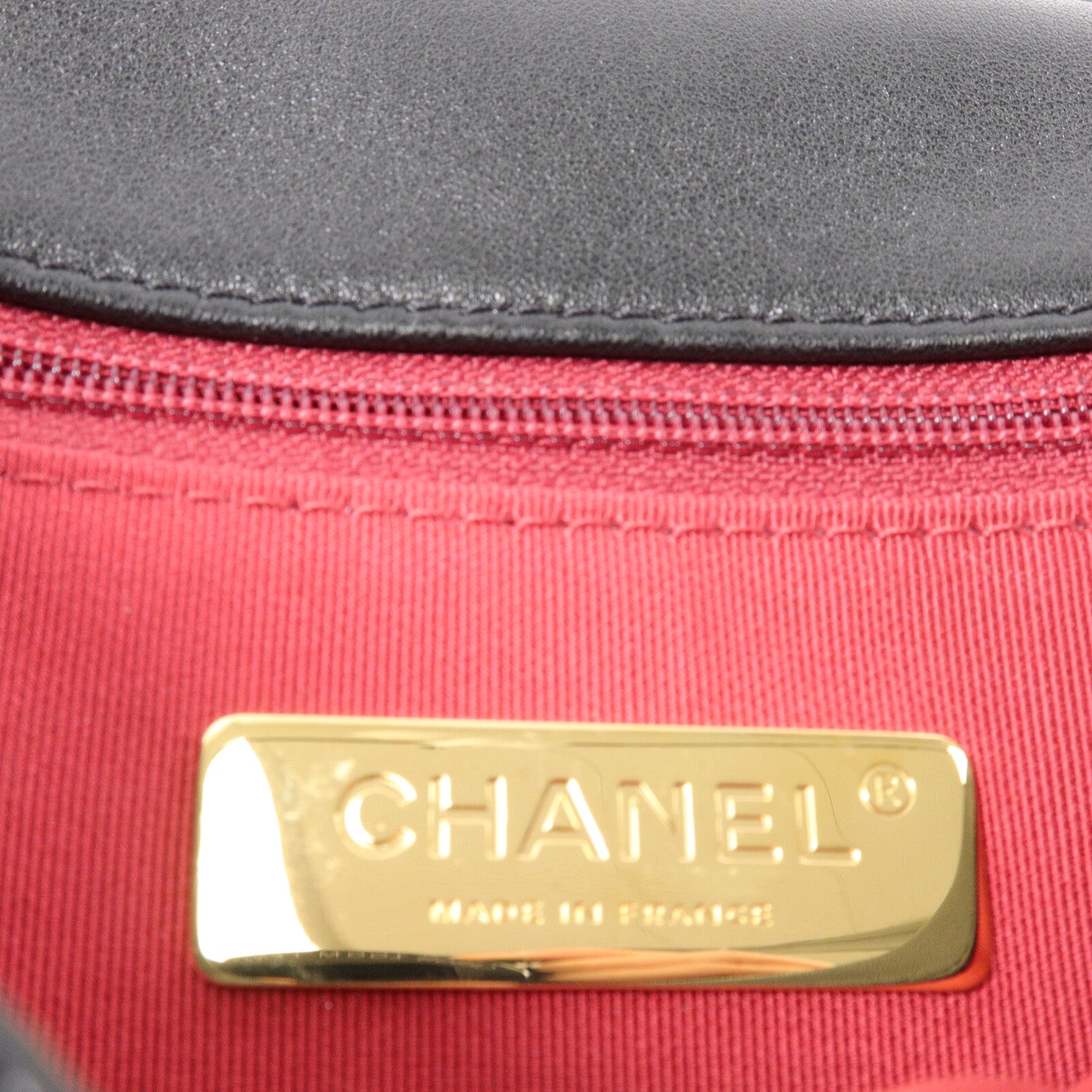 CHANEL 羊皮皮革C19 Small鏈帶手挽肩背兩用袋