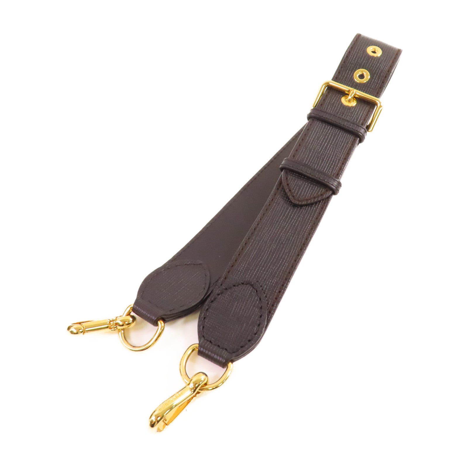 BURBERRY 帆布/牛皮皮革Wallet Shoulder Bag金扣肩背袋啡色/黑色