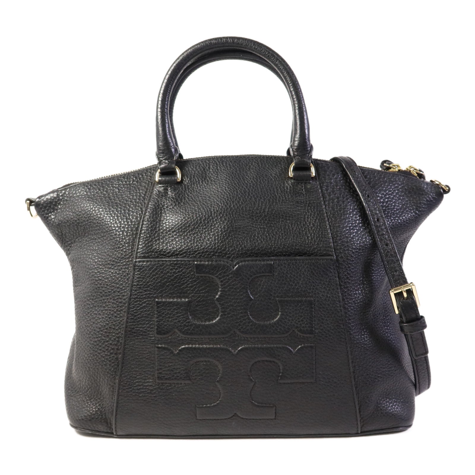 Tory Burch 牛皮皮革2 Way Shoulder Bag金扣手挽肩背兩用袋