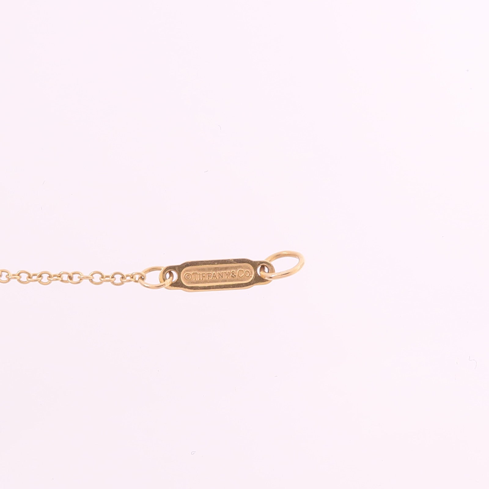 TIFFANY＆CO 18K玫瑰金Heart Key Pendant項鍊