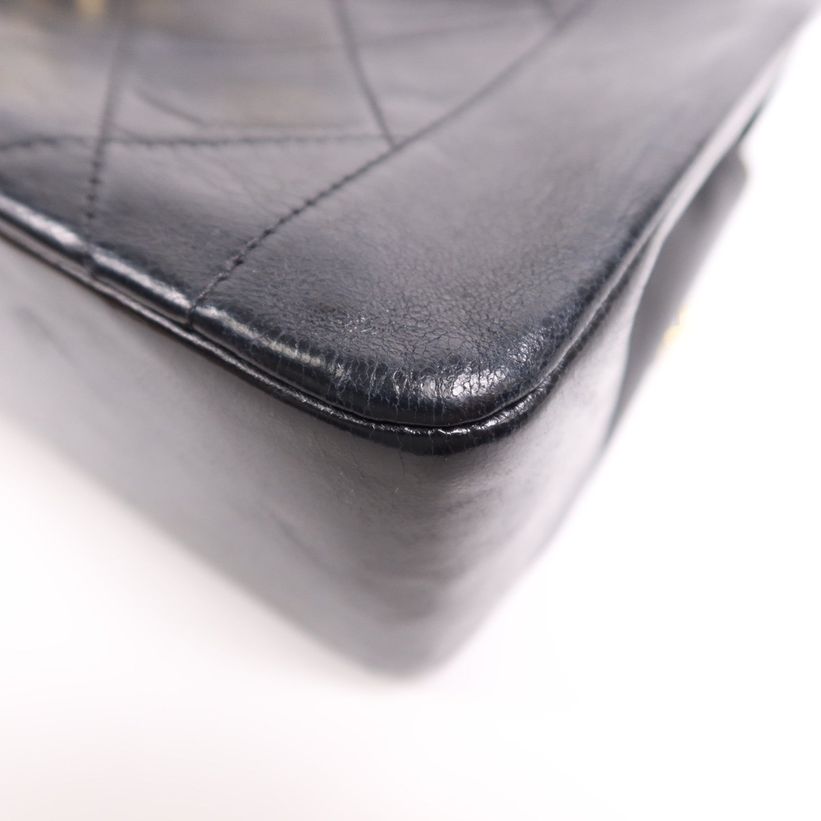 CHANEL 羊皮皮革Diana Chain Shoulder Bag金扣鏈帶肩背袋