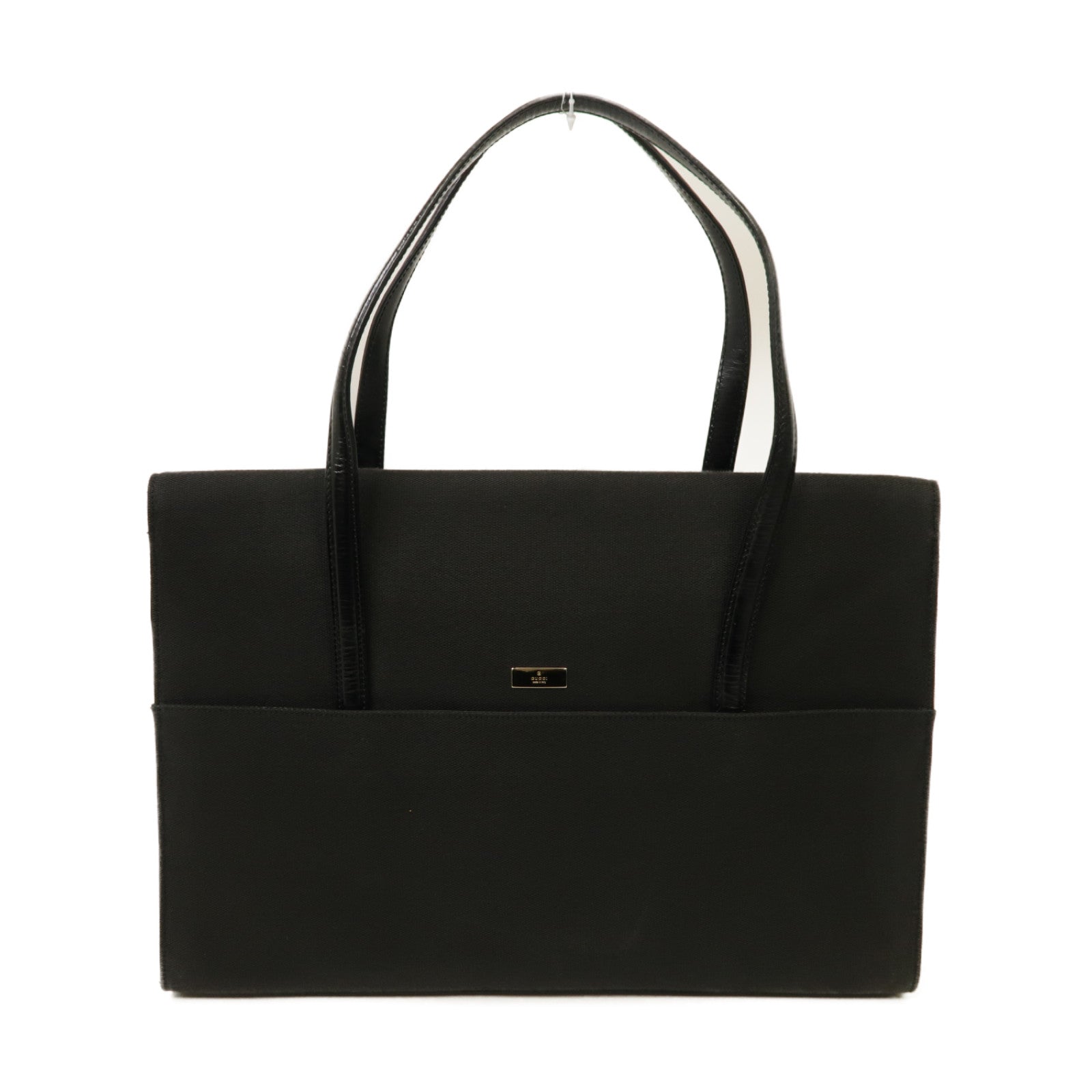 GUCCI 帆布Shoulder Bag金扣肩背袋黑色