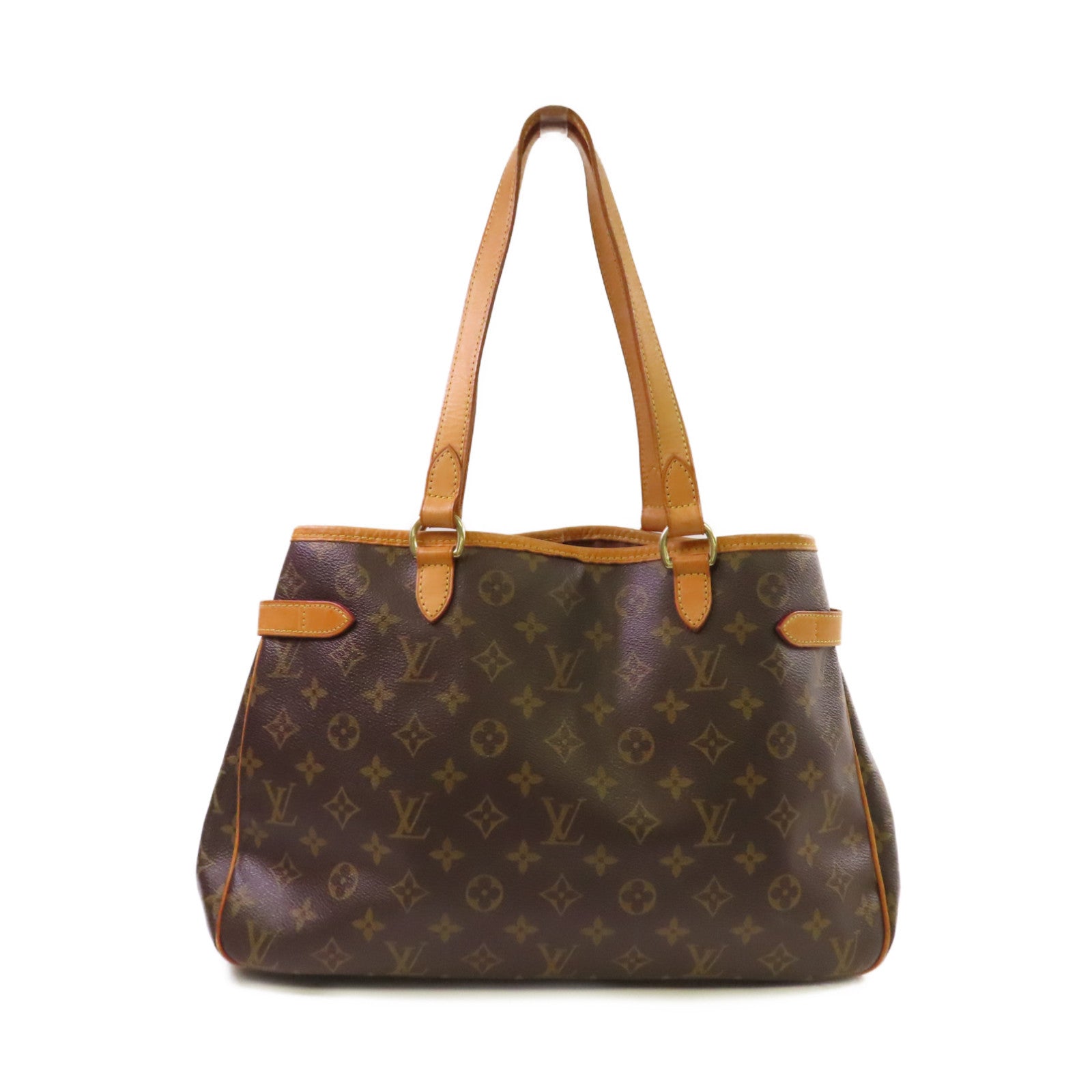 LOUIS VUITTON Monogram Batignolles Horizontal Shoulder Bag金扣肩背袋啡色