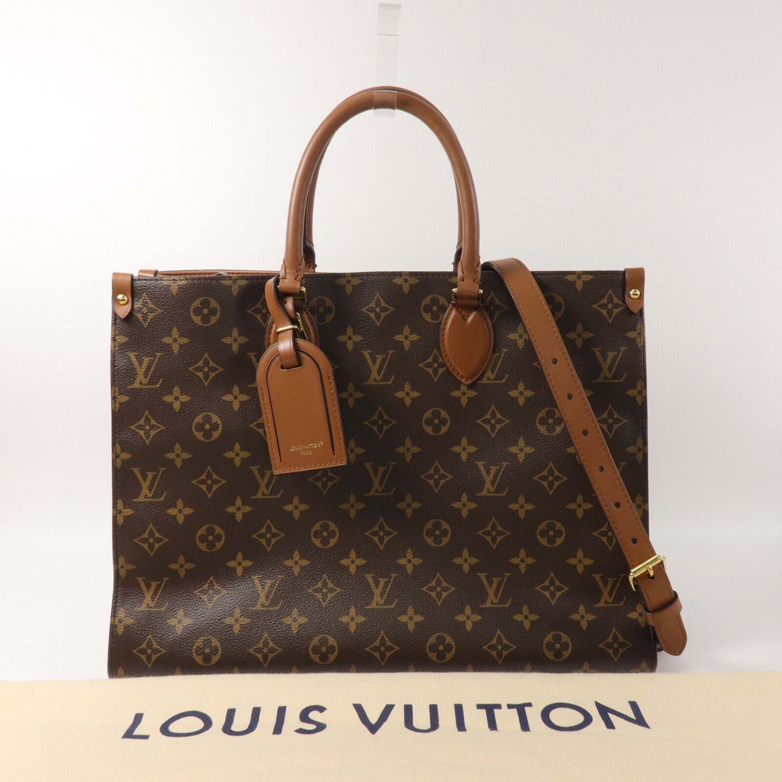 LOUIS VUITTON Monogram On The Go Organizer手挽肩背兩用袋