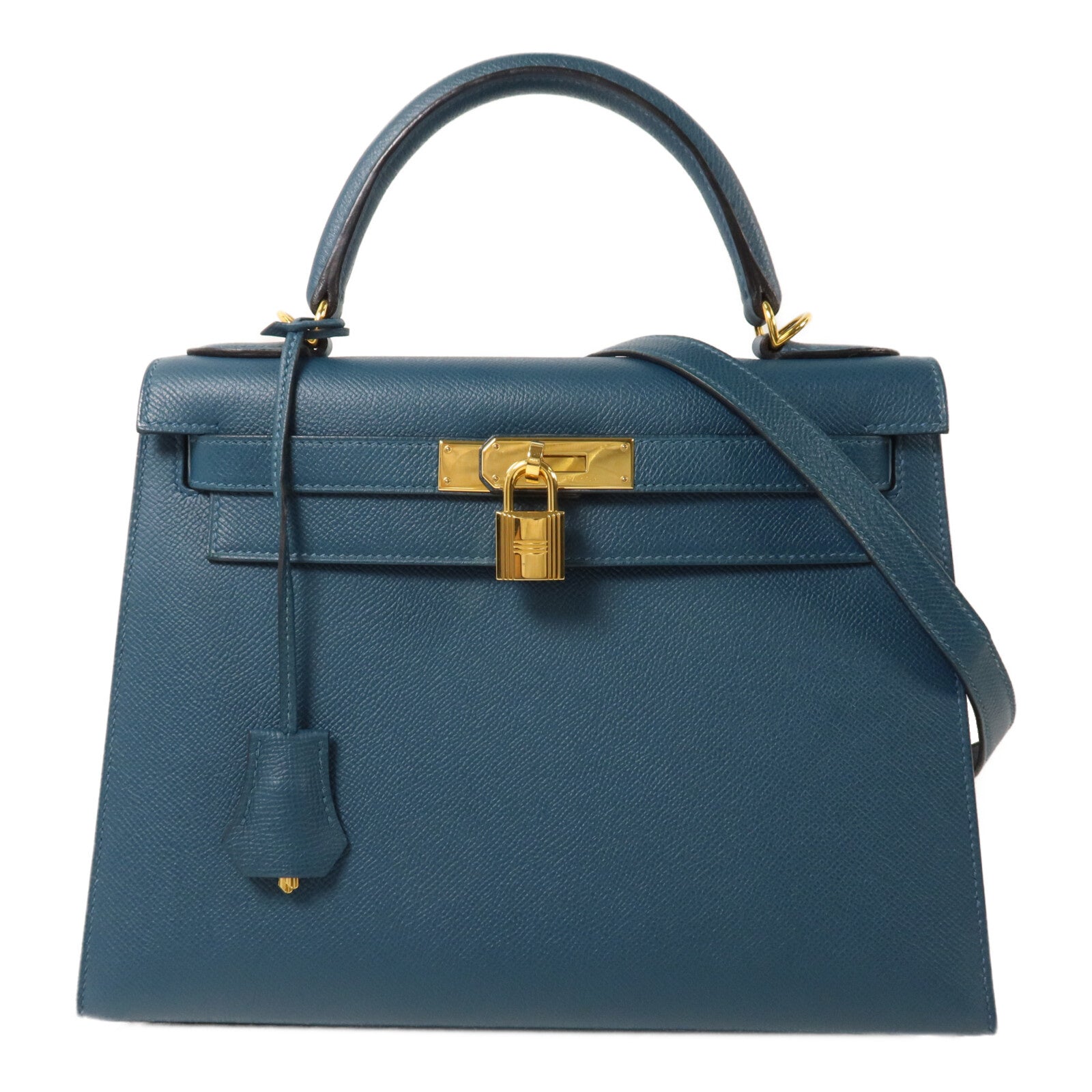 HERMES Epsom皮革Kelly 28手挽肩背兩用袋Colvert