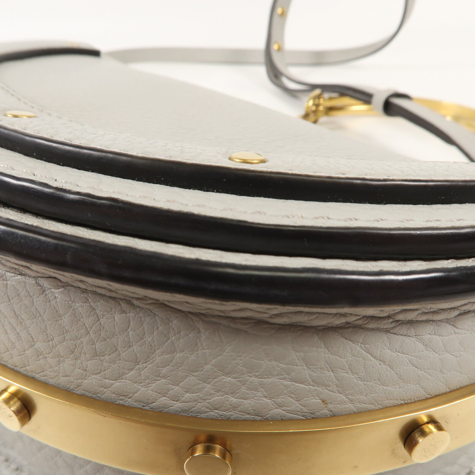 Chloe 牛皮皮革Nile Bag金扣肩背袋