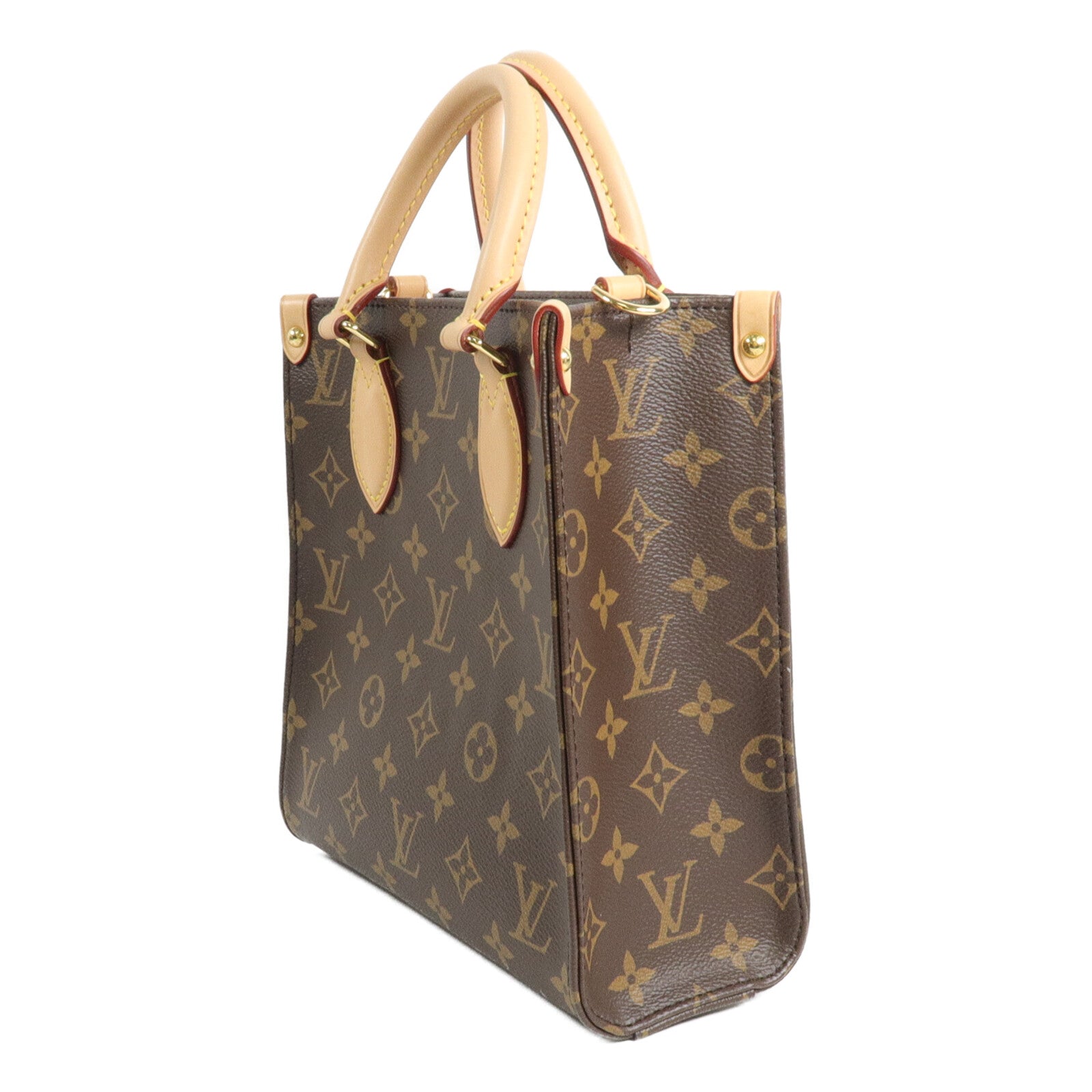 LOUIS VUITTON Monogram Sac Plat BB手挽肩背兩用袋