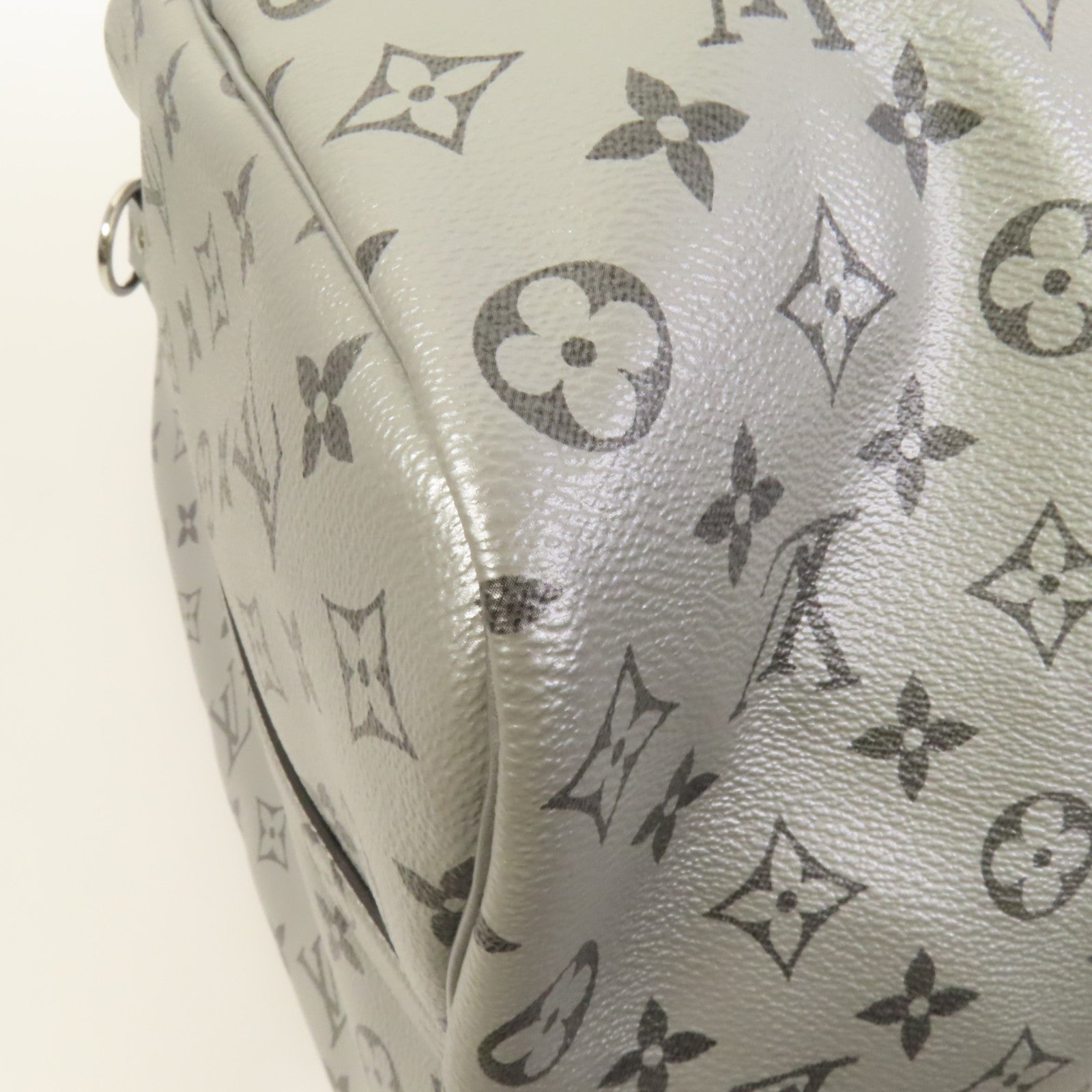 LOUIS VUITTON Monogram Reflect Keepall 50 Bandoulie銀扣手挽肩背兩用袋