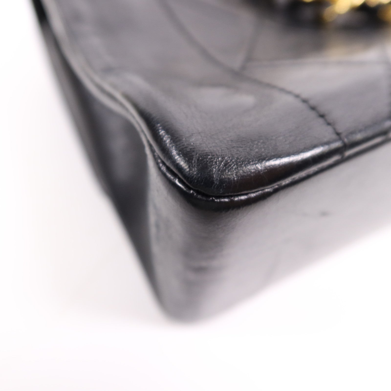 CHANEL 羊皮皮革Diana Chain Shoulder Bag金扣鏈帶肩背袋