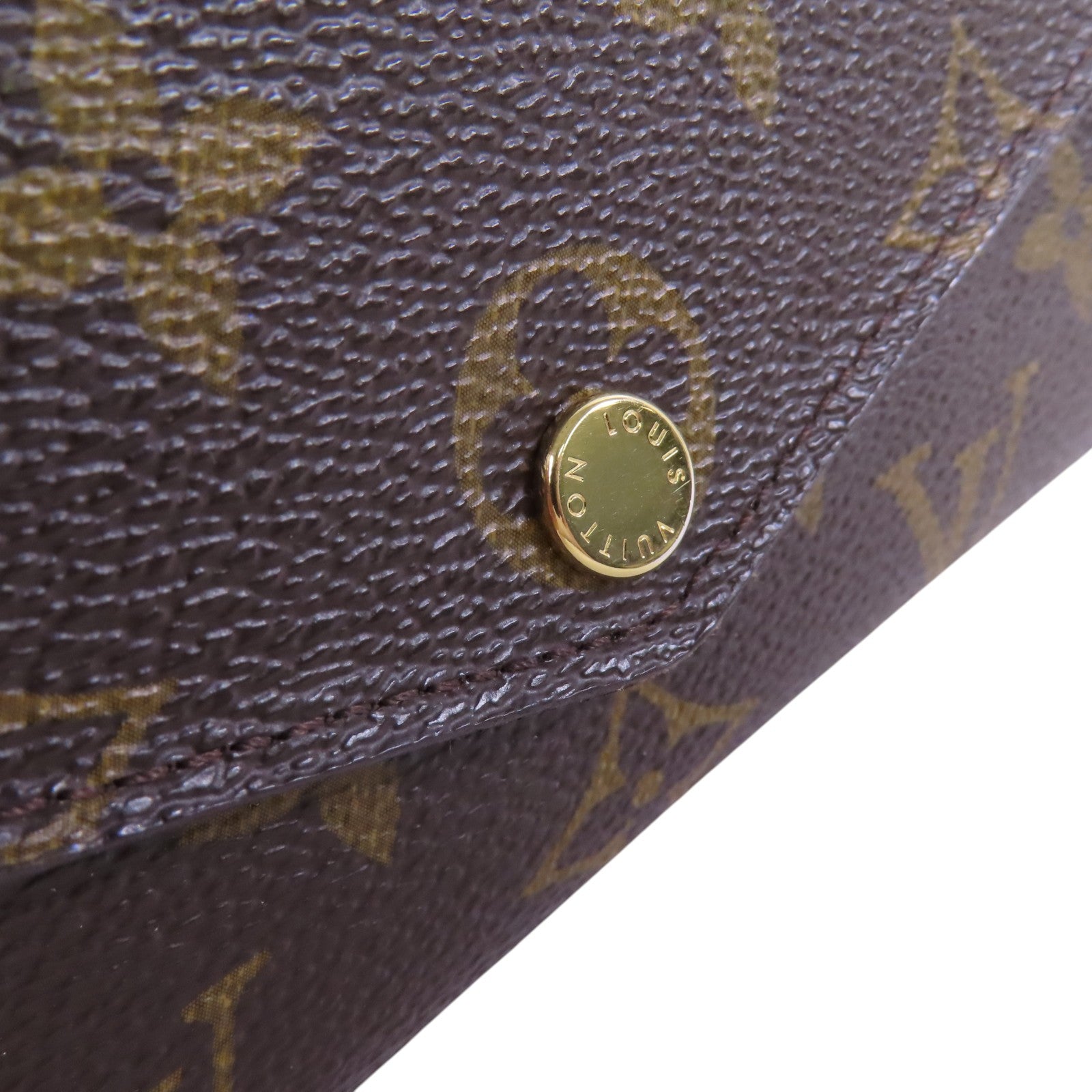LOUIS VUITTON Monogram Sarah金扣長錢包