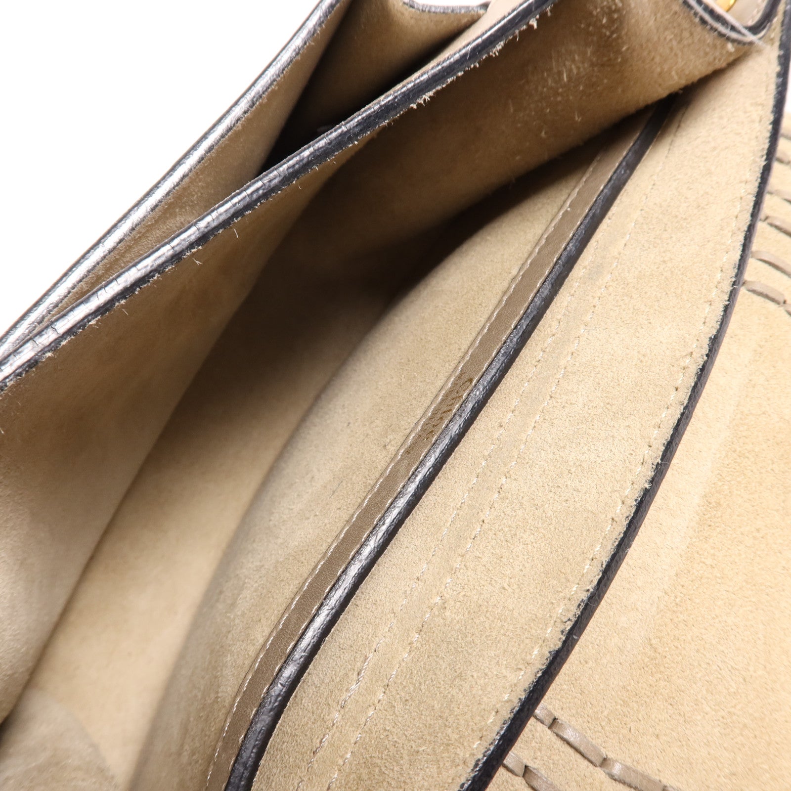 Chloe 皮革Shoulder Bag金扣肩背袋