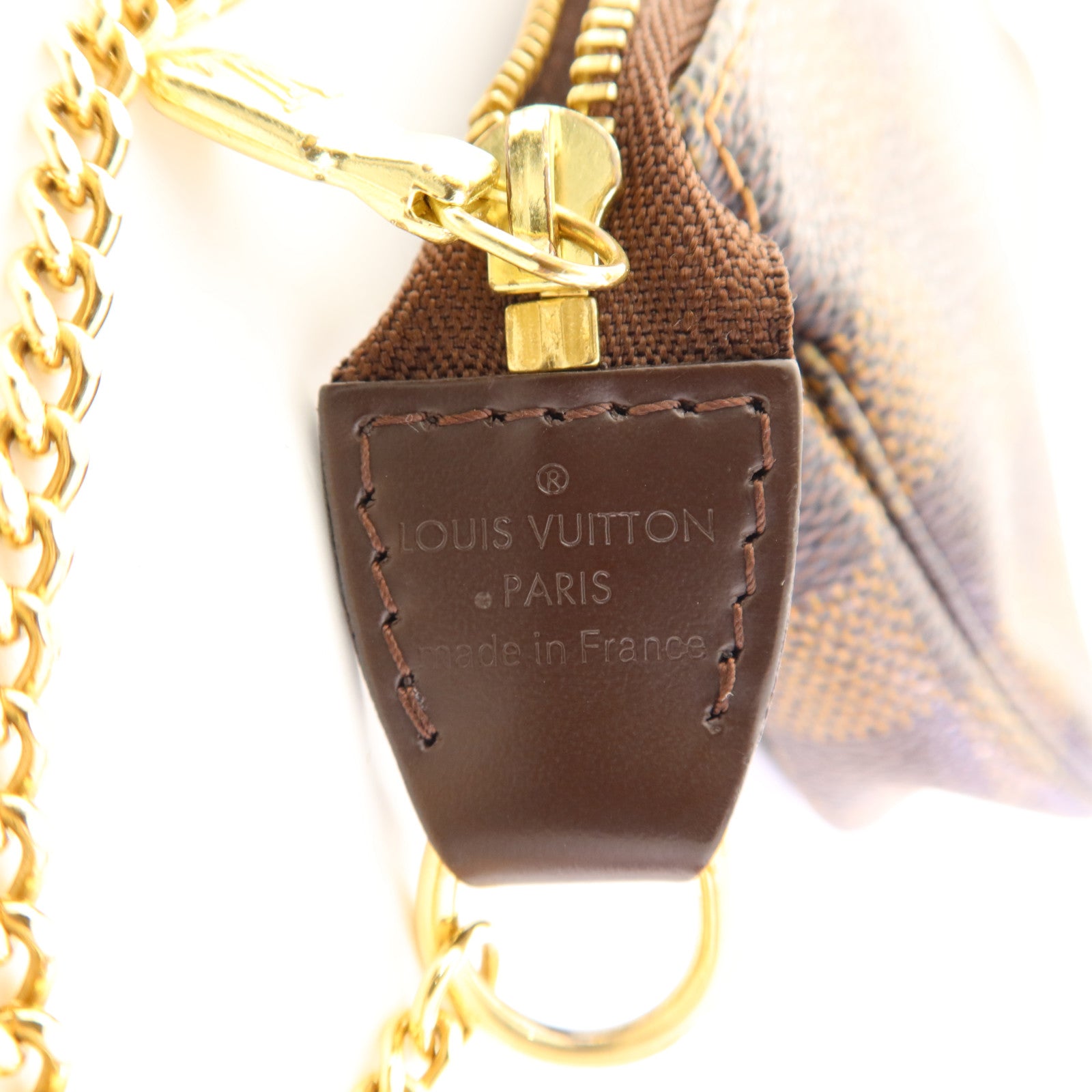 LOUIS VUITTON Monogram Mini Pochette Accessoires金扣手挽袋