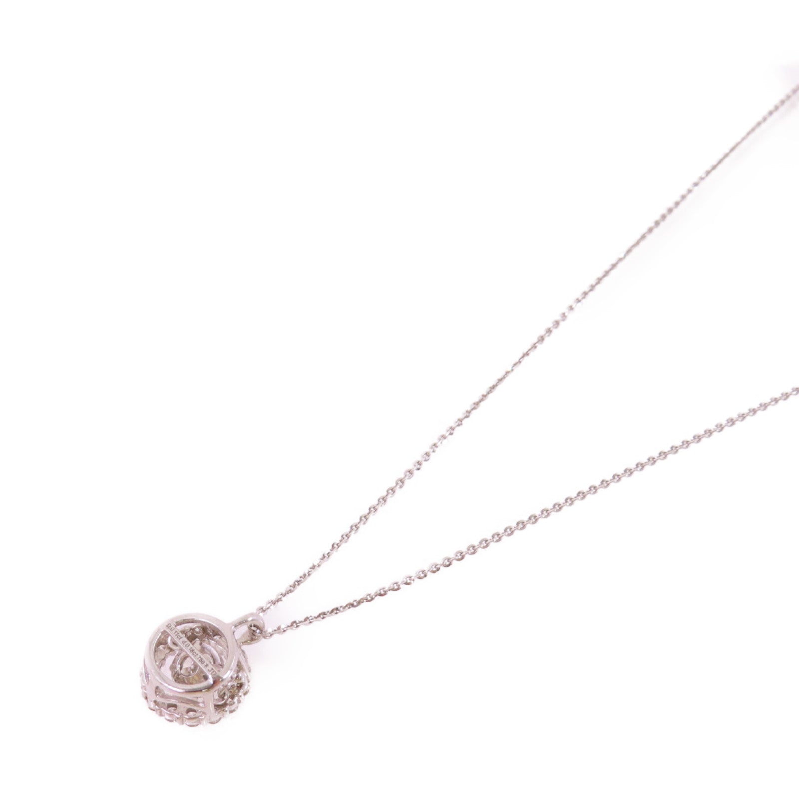JEWELRY 18K白金/0.11ct/0.18ct鑽石Diamond Necklace項鏈